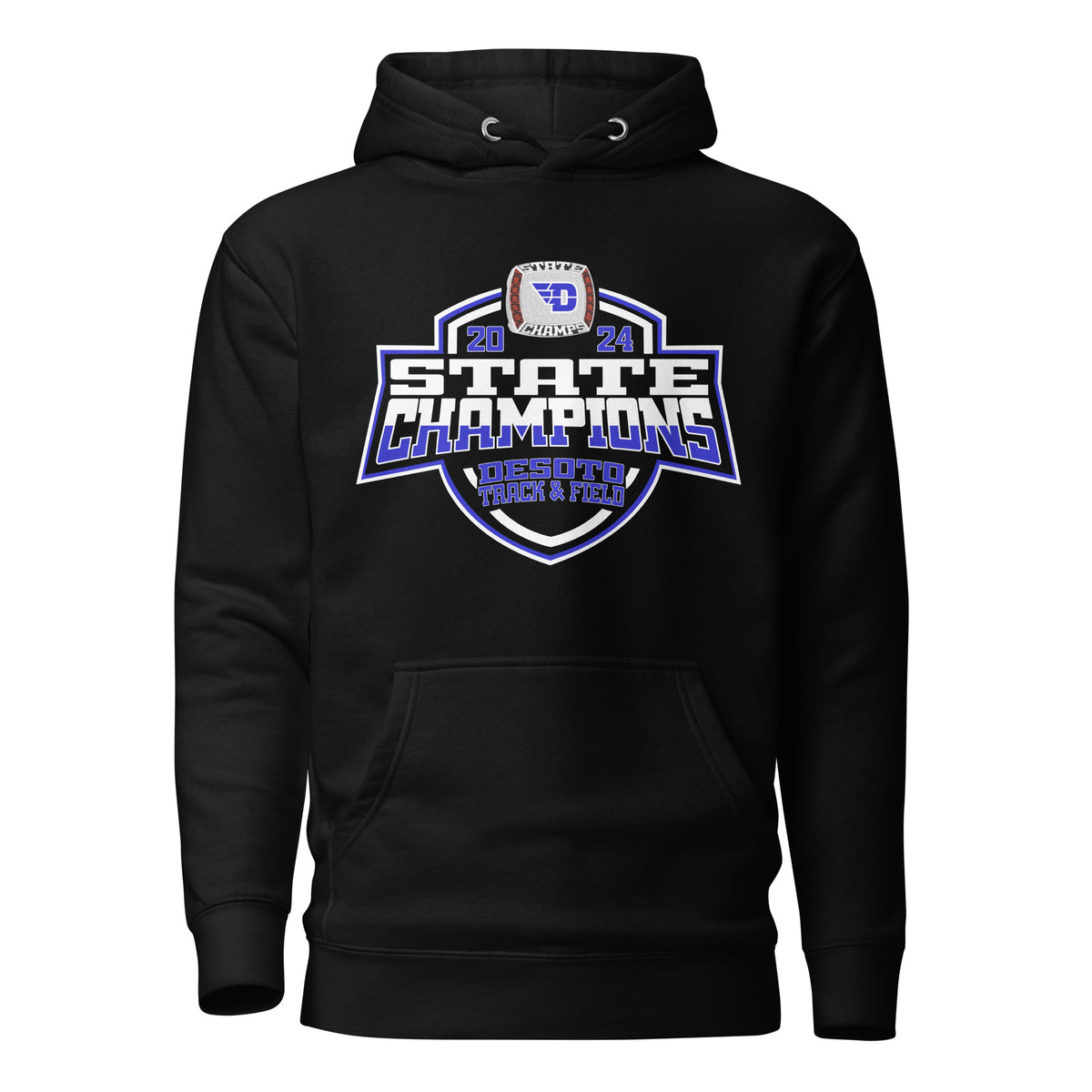 Desoto High School Track &amp; Field -Coed 2024 Unisex Hoodie