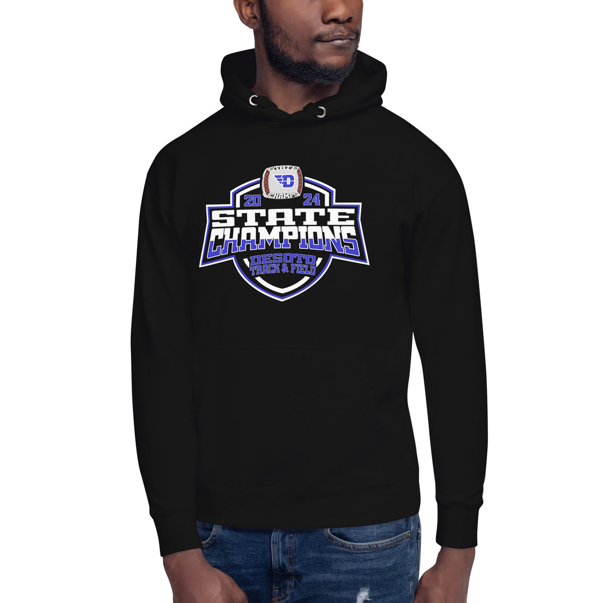 Desoto High School Track &amp; Field -Coed 2024 Unisex Hoodie