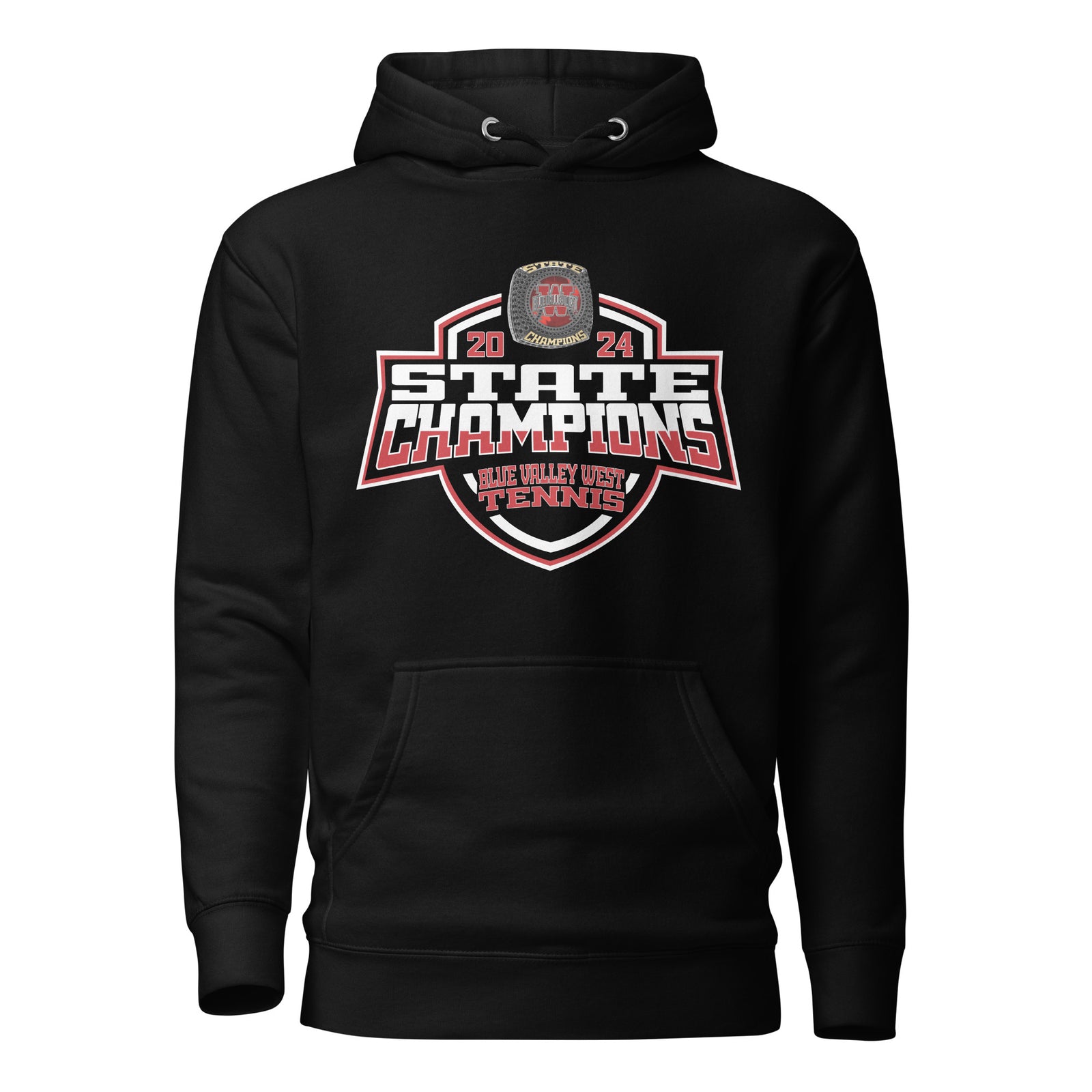 Blue Valley West High School Tennis -Men's 2024 Unisex Hoodie