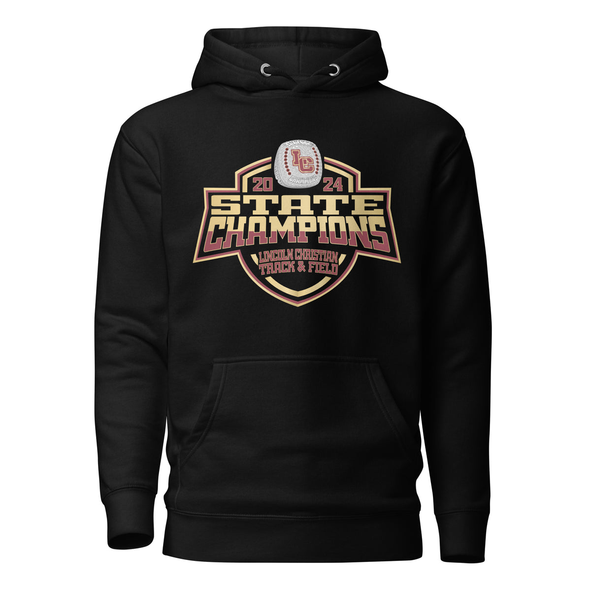 Lincoln Christian High School Track &amp; Field -Women's 2024 Unisex Hoodie