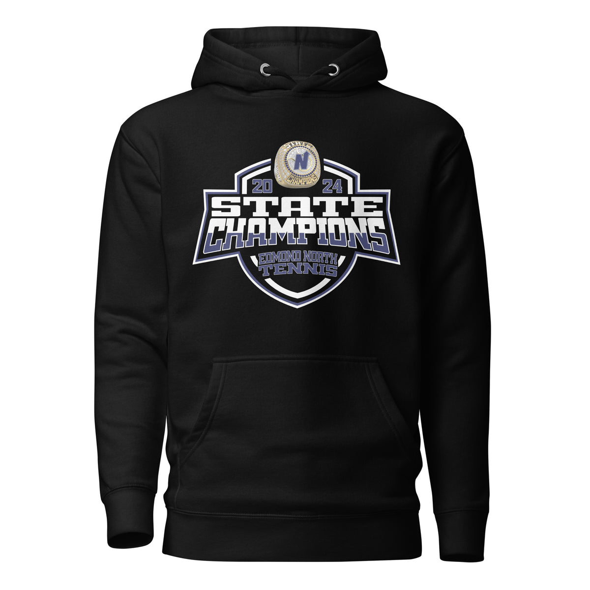 Edmond North High School Tennis -Men's 2024 Unisex Hoodie