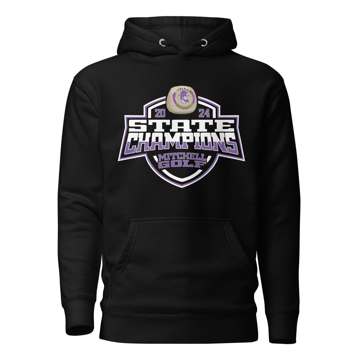Mitchell High School Golf -Men's 2024 Unisex Hoodie