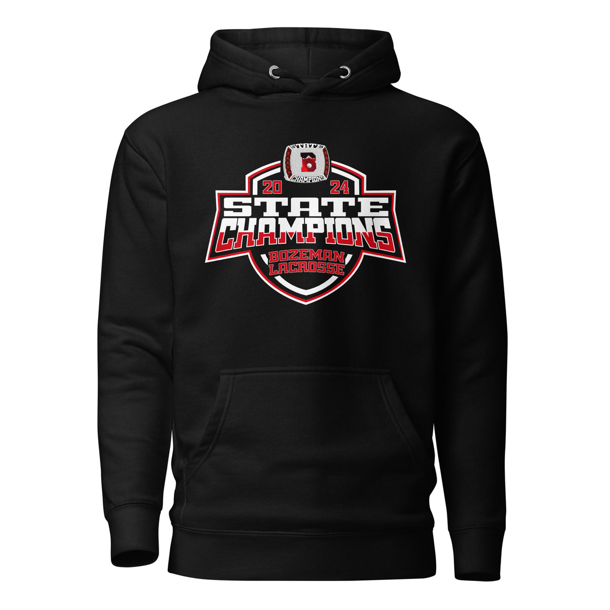 Bozeman High School Lacrosse Lacrosse -Men's 2024 Unisex Hoodie