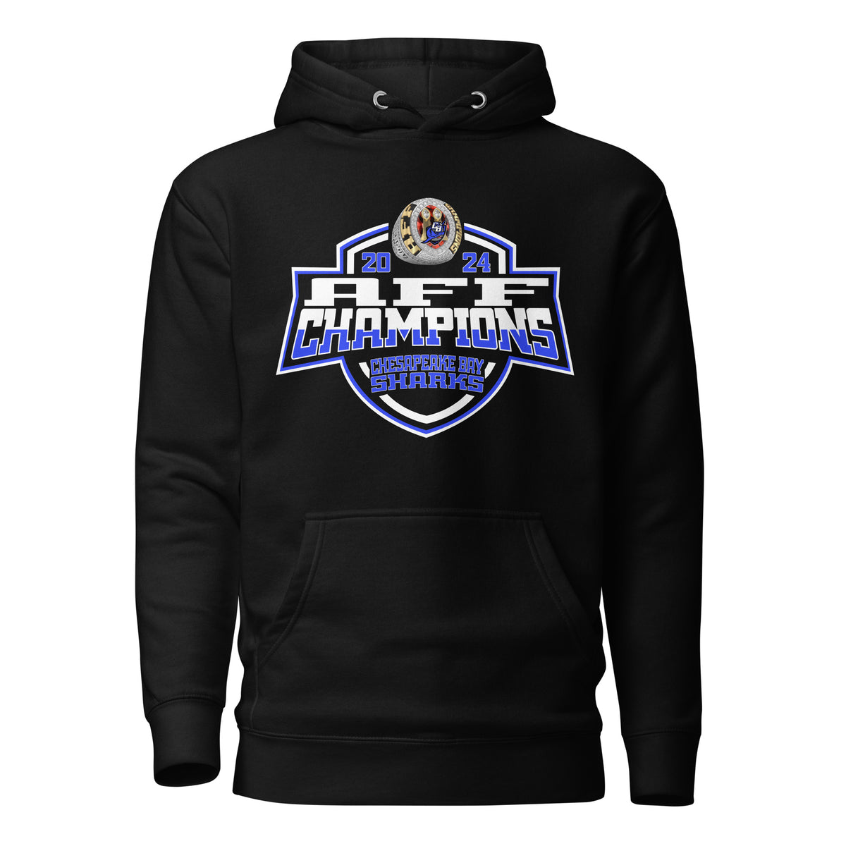 Chesapeake Bay Sharks Football 2024 Unisex Hoodie