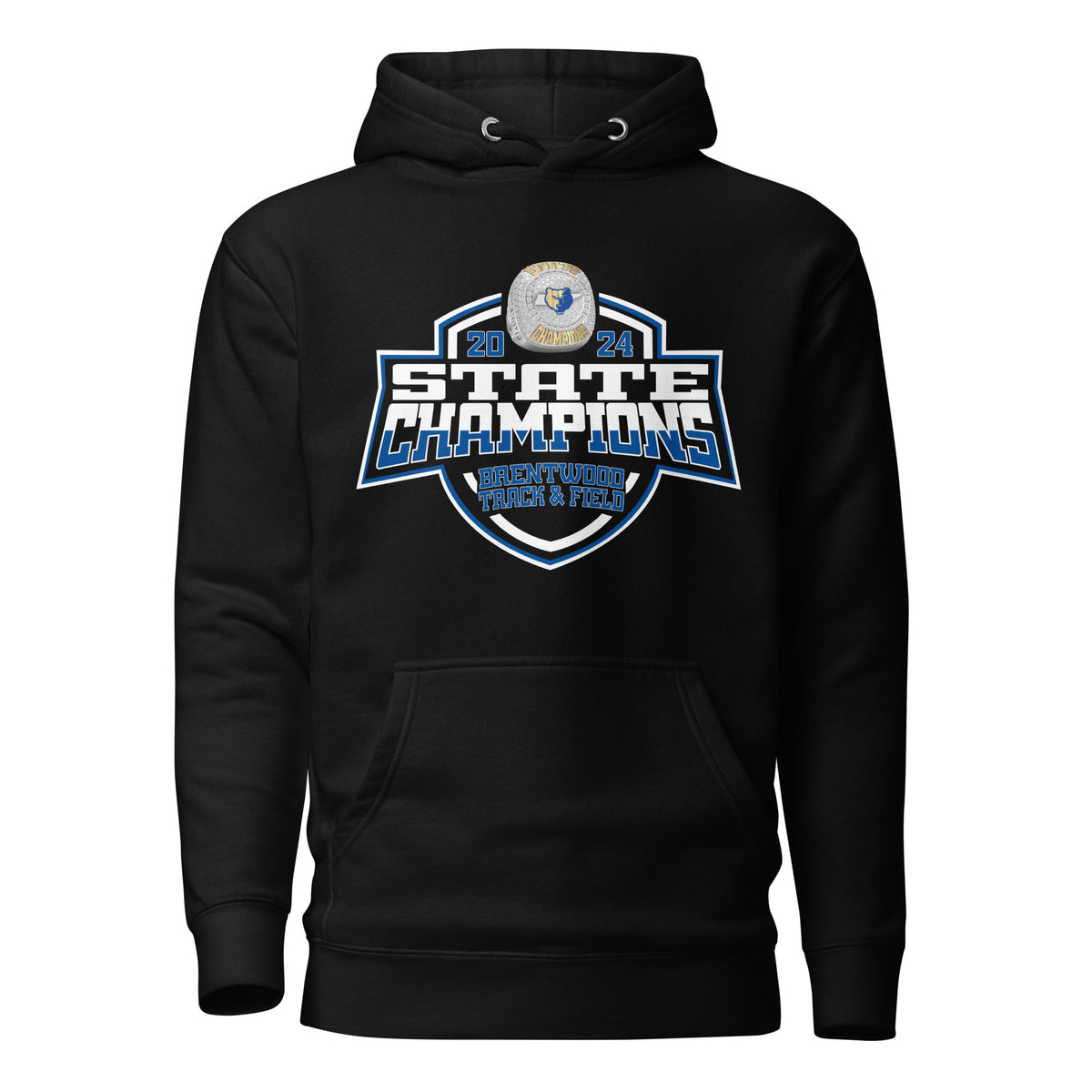 Brentwood High School Track &amp; Field -Men's 2024 Unisex Hoodie