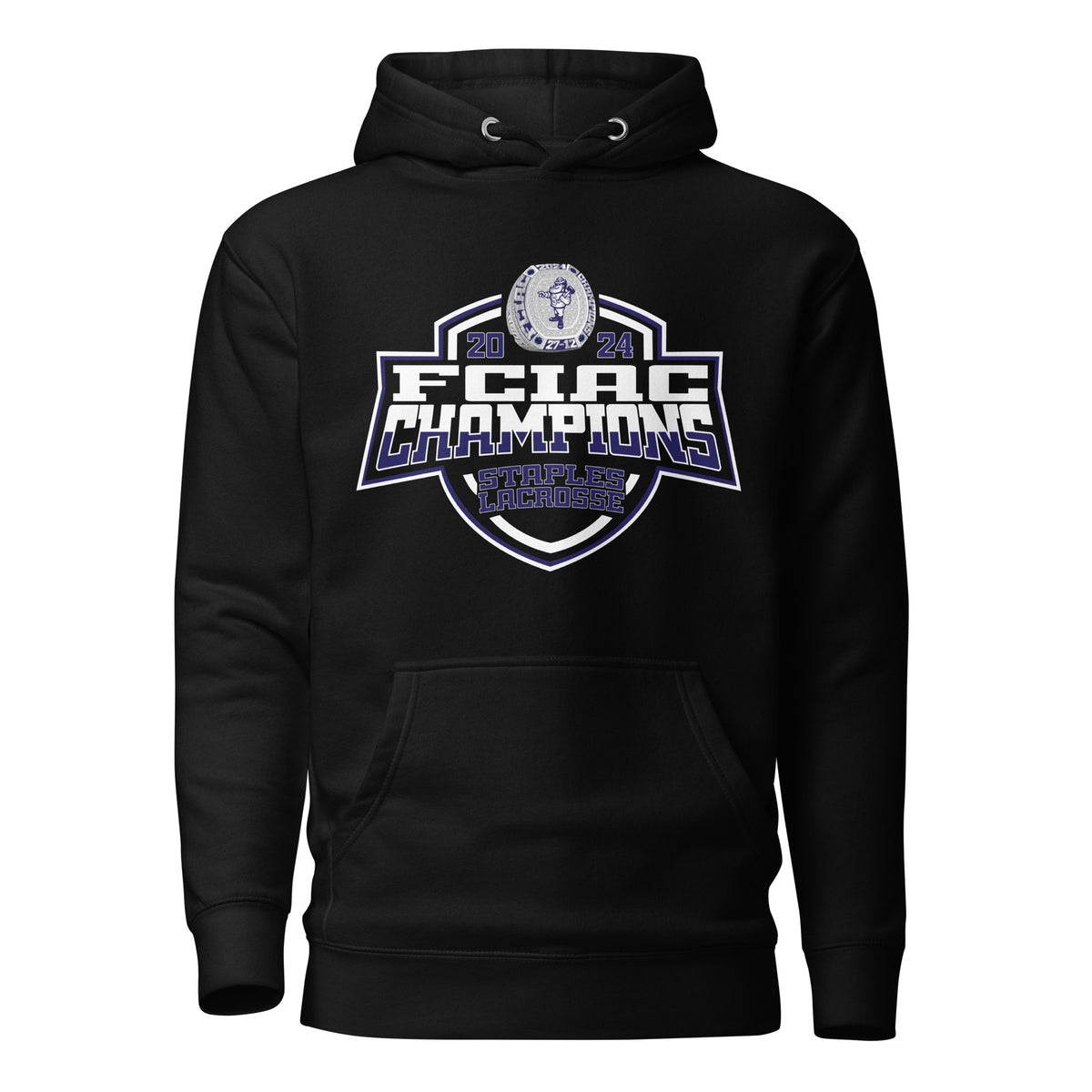 Staples High School Lacrosse -Men's 2024 Unisex Hoodie