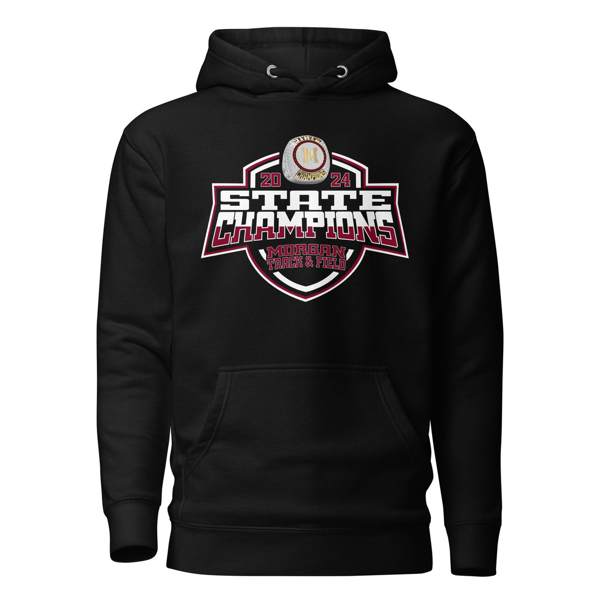 Morgan High School Track &amp; Field -Men's 2024 Unisex Hoodie