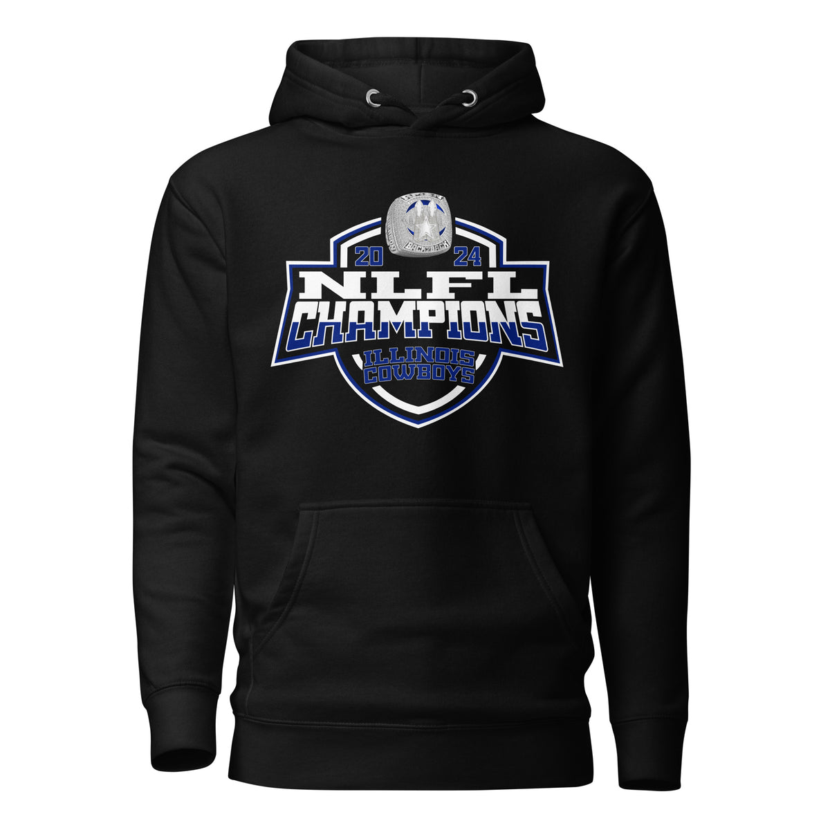 Illinois Cowboys Football 2024 Unisex Hoodie