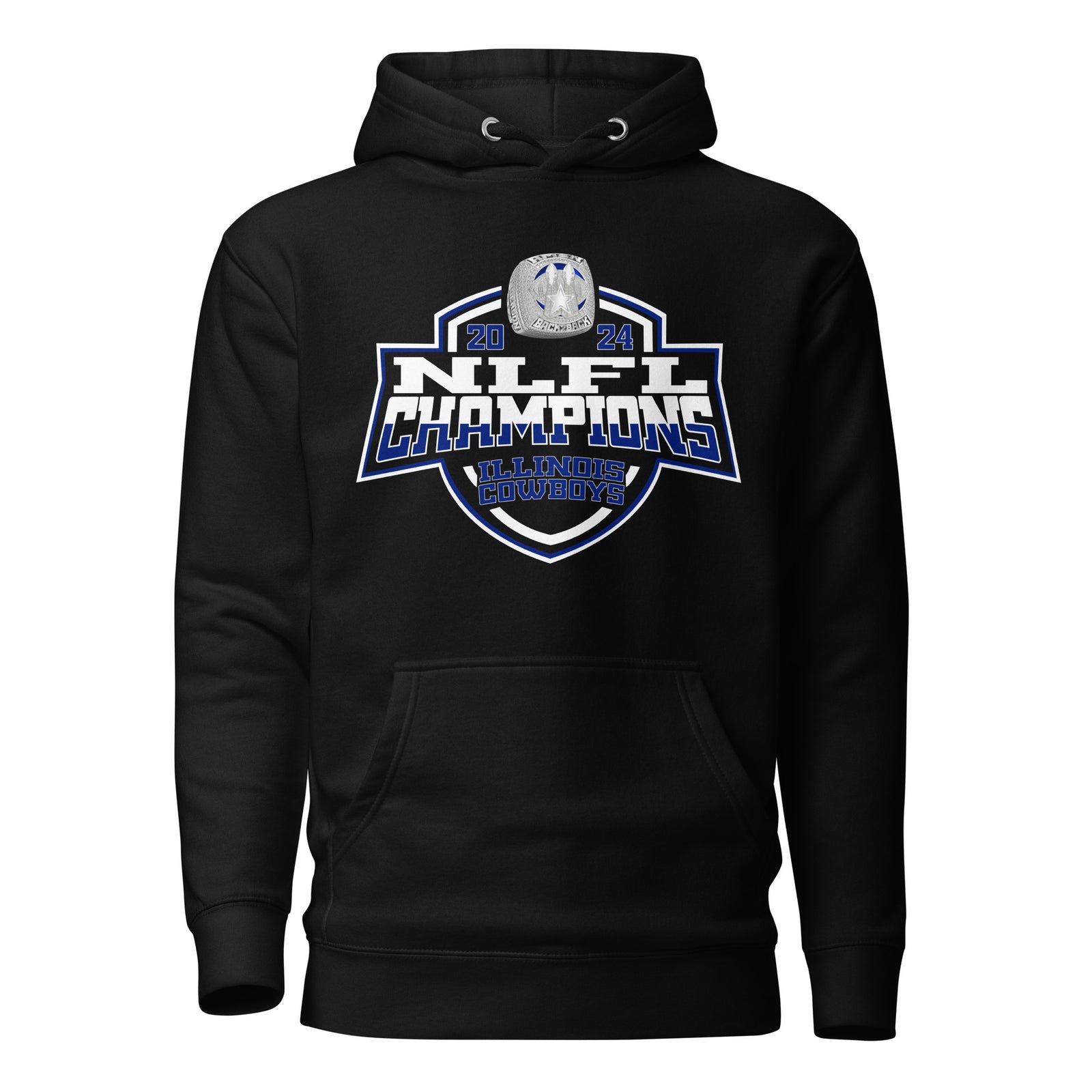 Illinois Cowboys Football 2024 Unisex Hoodie