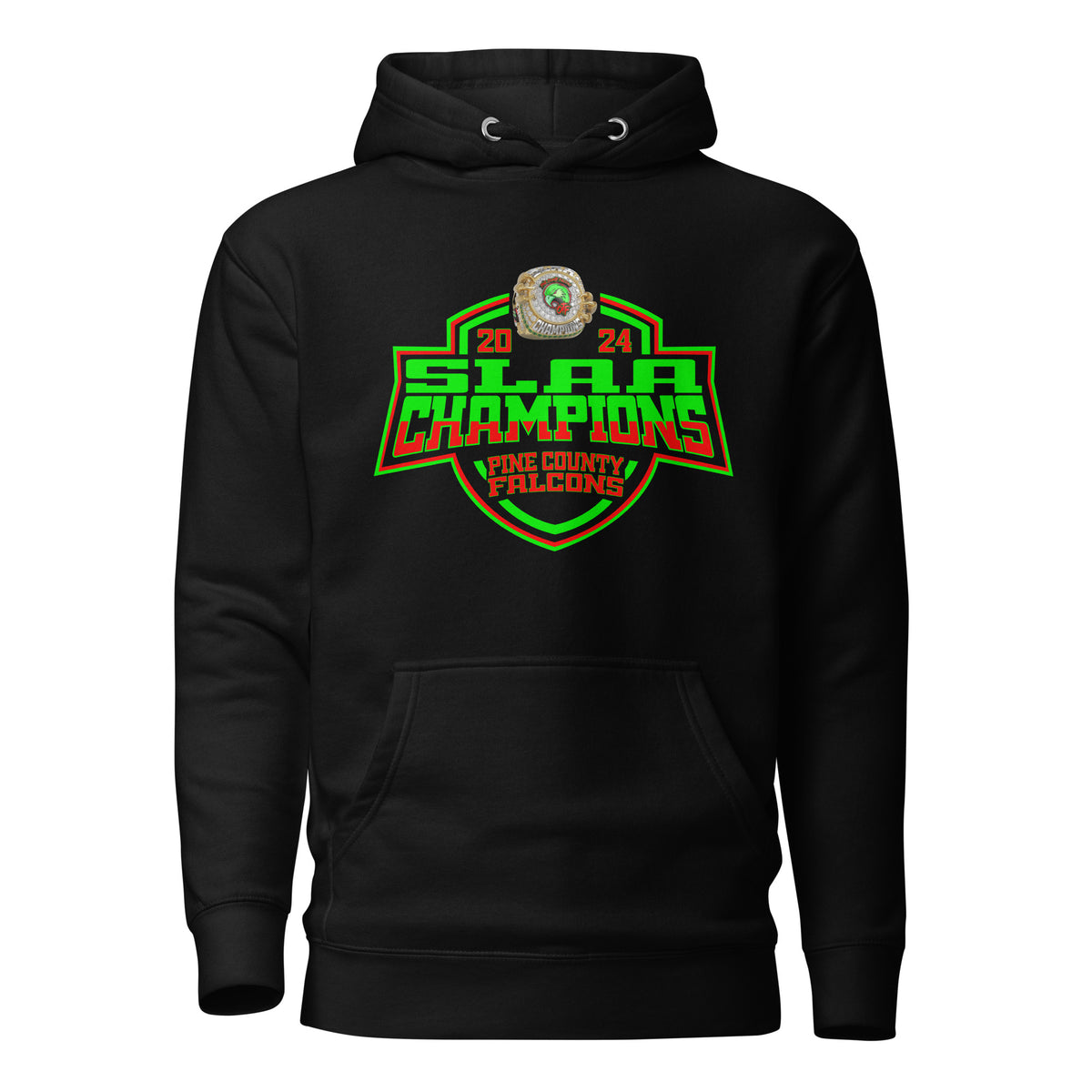 Pine County Falcons Football 2024 Unisex Hoodie
