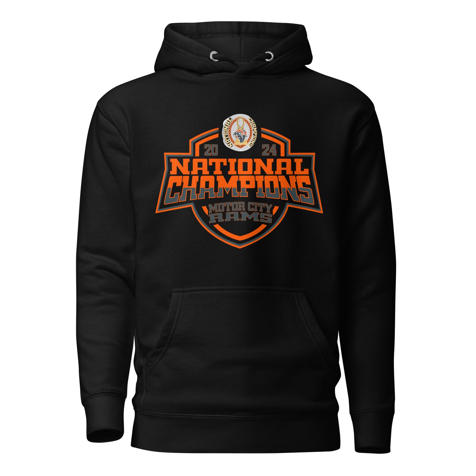 Motor City Rams Football 2024 Unisex Hoodie