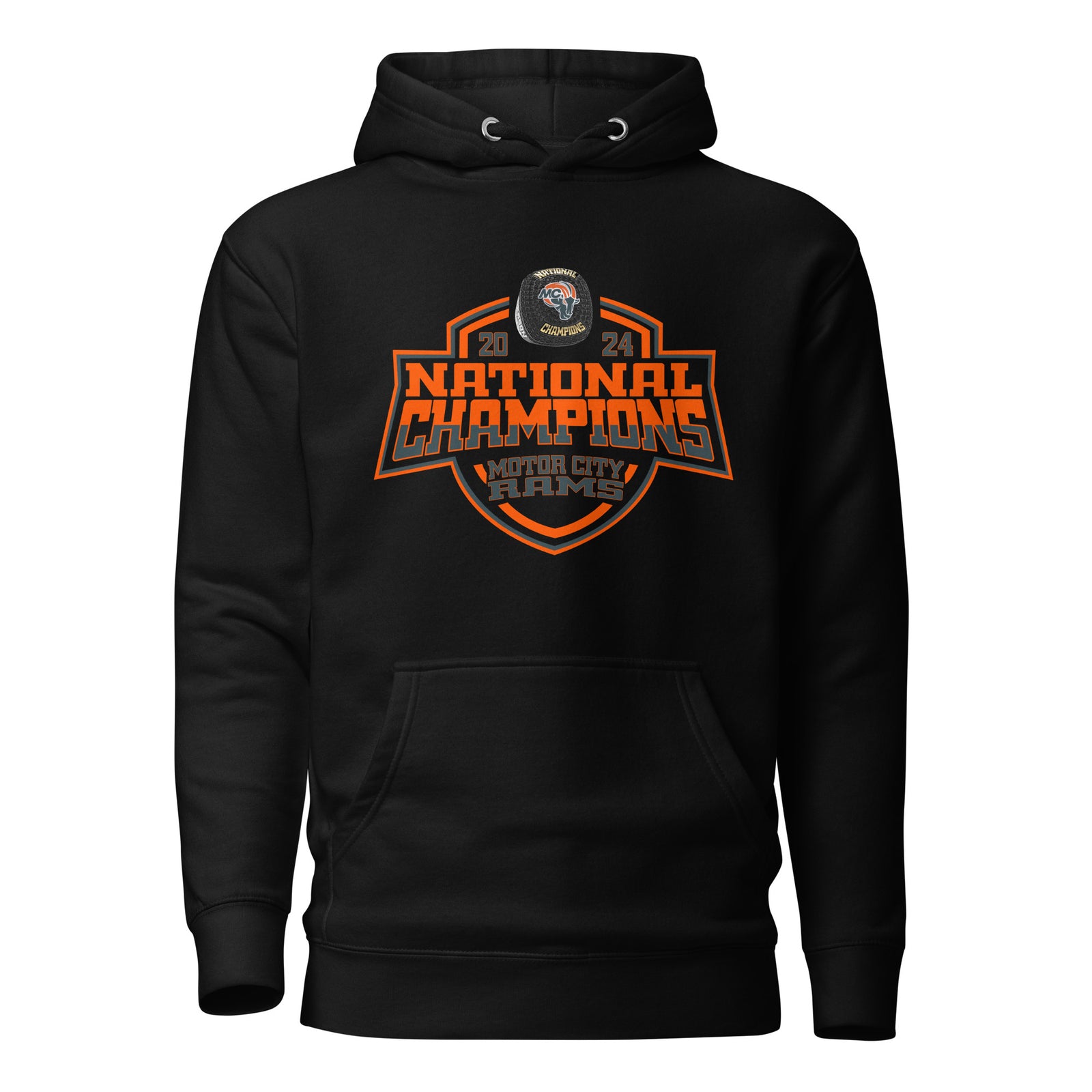 Motor City Rams Football 2024 Unisex Hoodie