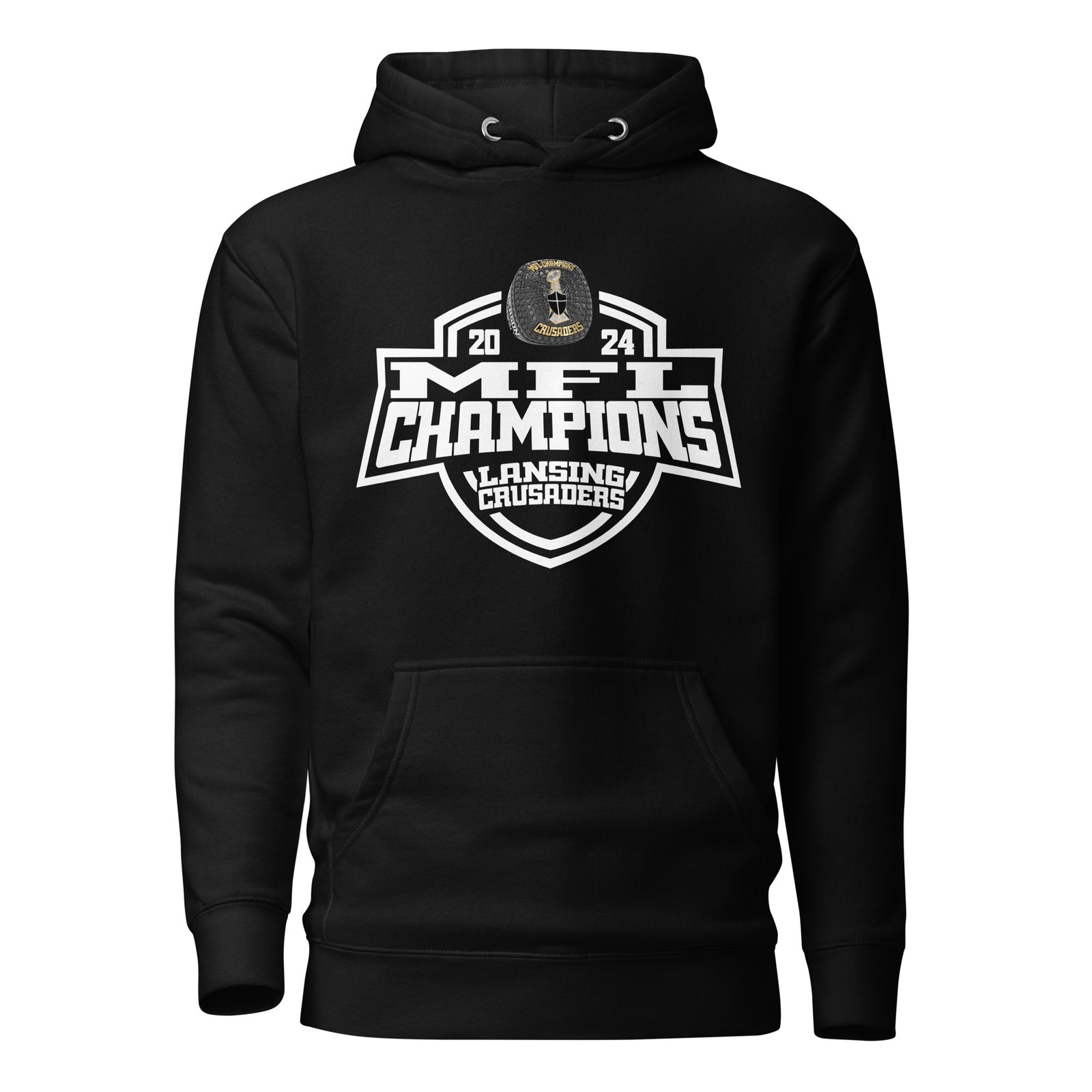Lansing Crusaders Football 2024 Unisex Hoodie