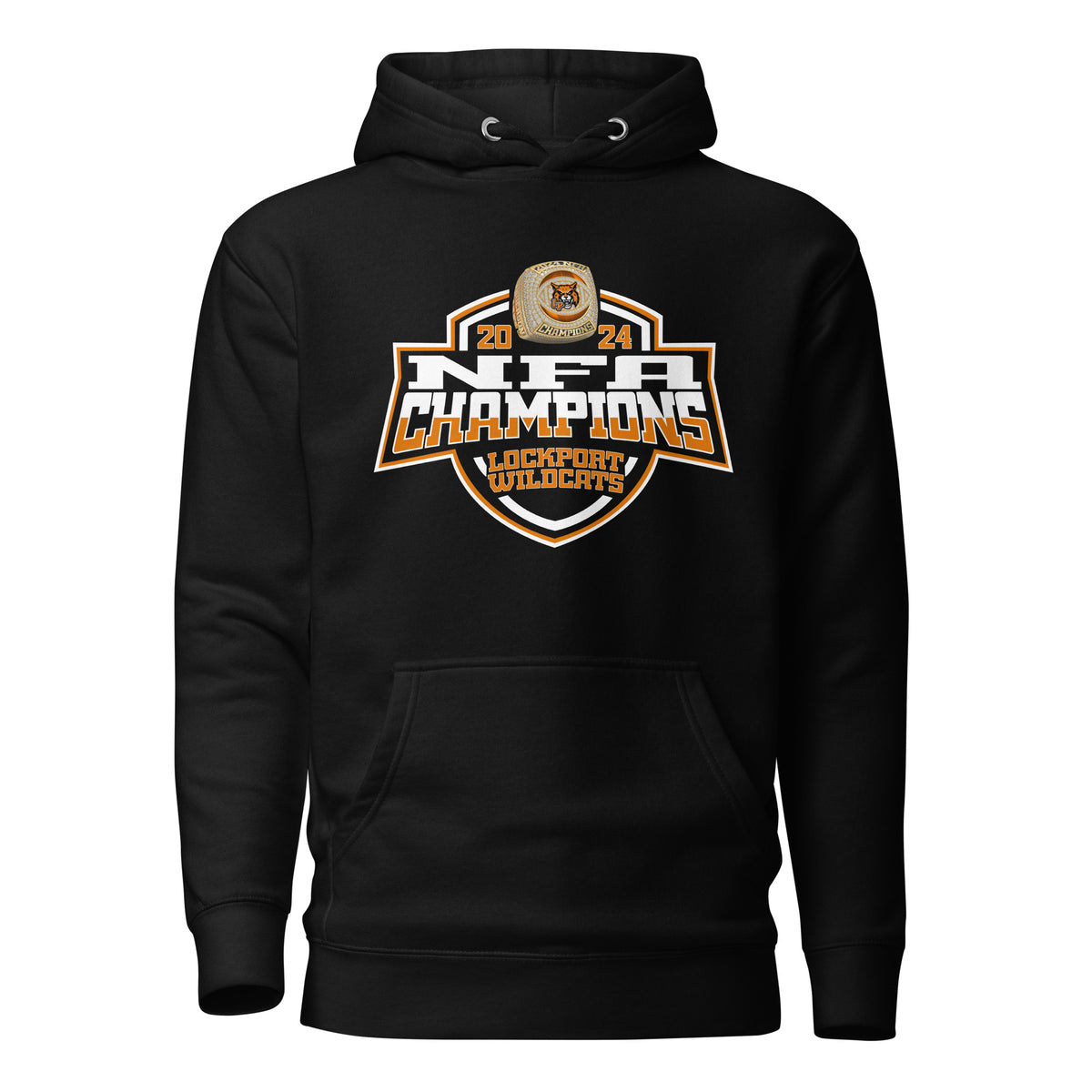 Lockport Wildcats Football 2024 Unisex Hoodie