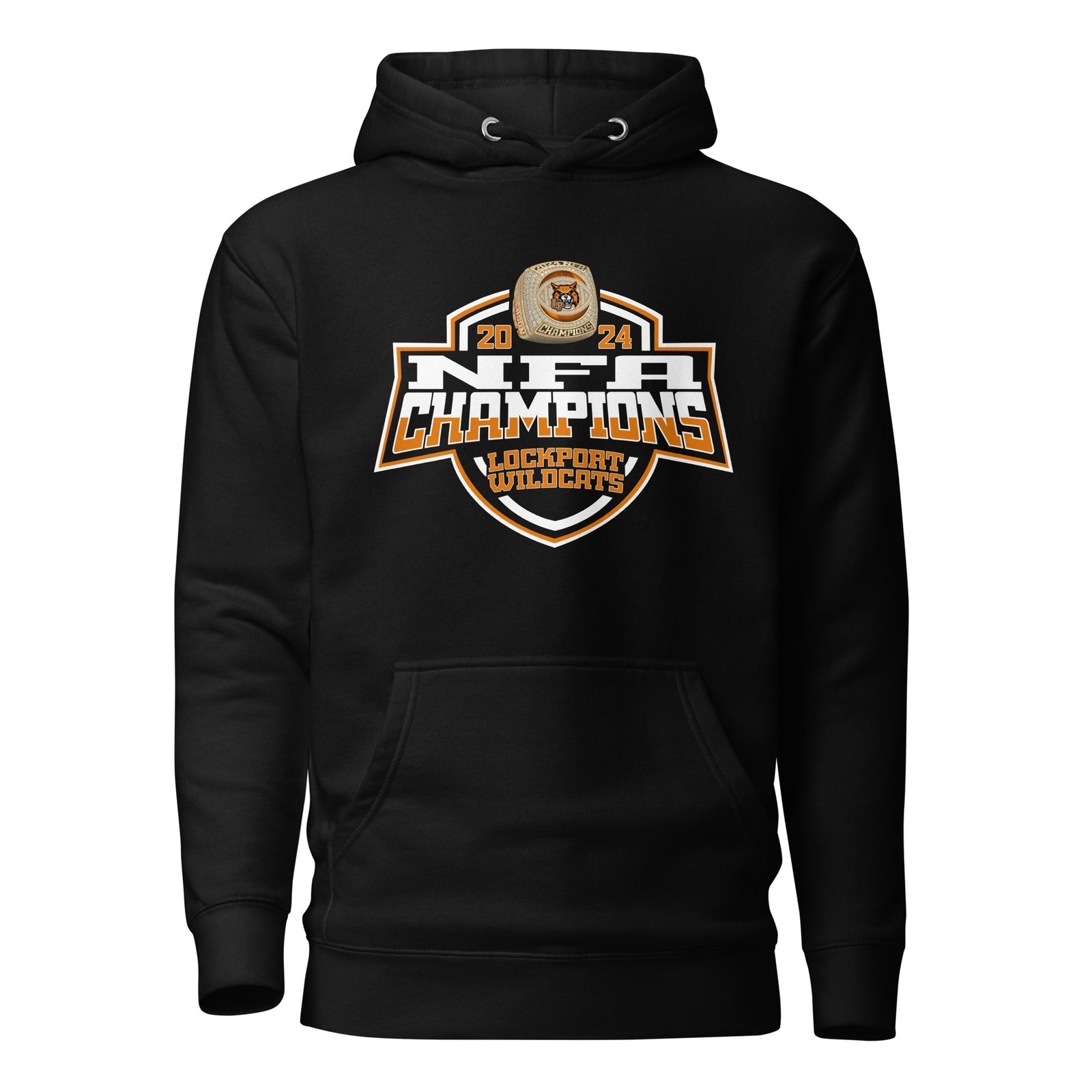 Lockport Wildcats Football 2024 Unisex Hoodie