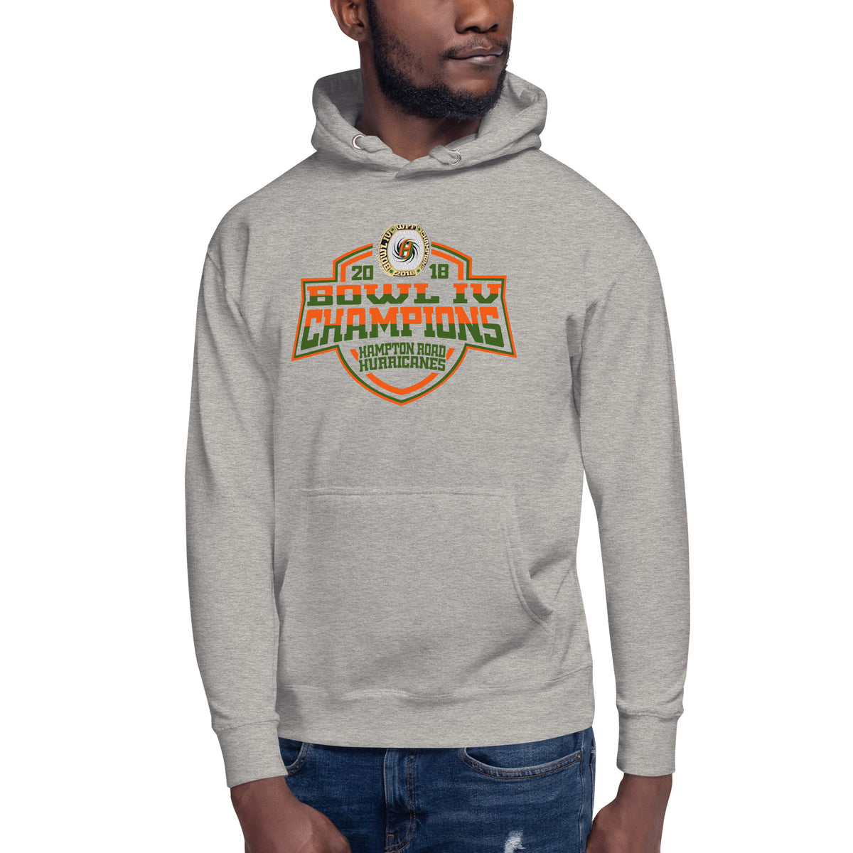 Hampton Road Hurricanes Football 2018 Unisex Hoodie
