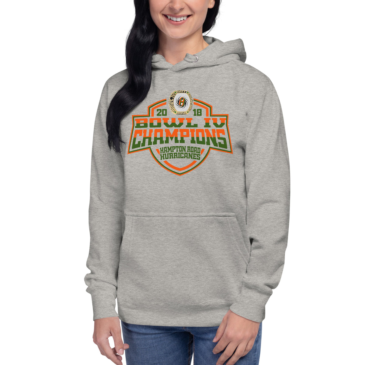 Hampton Road Hurricanes Football 2018 Unisex Hoodie