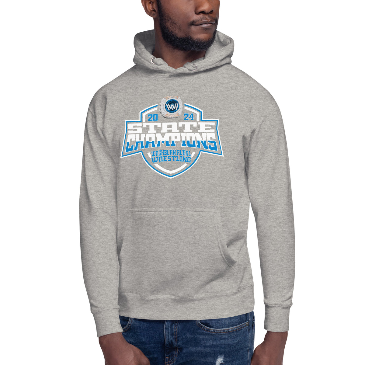 Washburn Rural High School Wrestling - Women's 2024 Unisex Hoodie