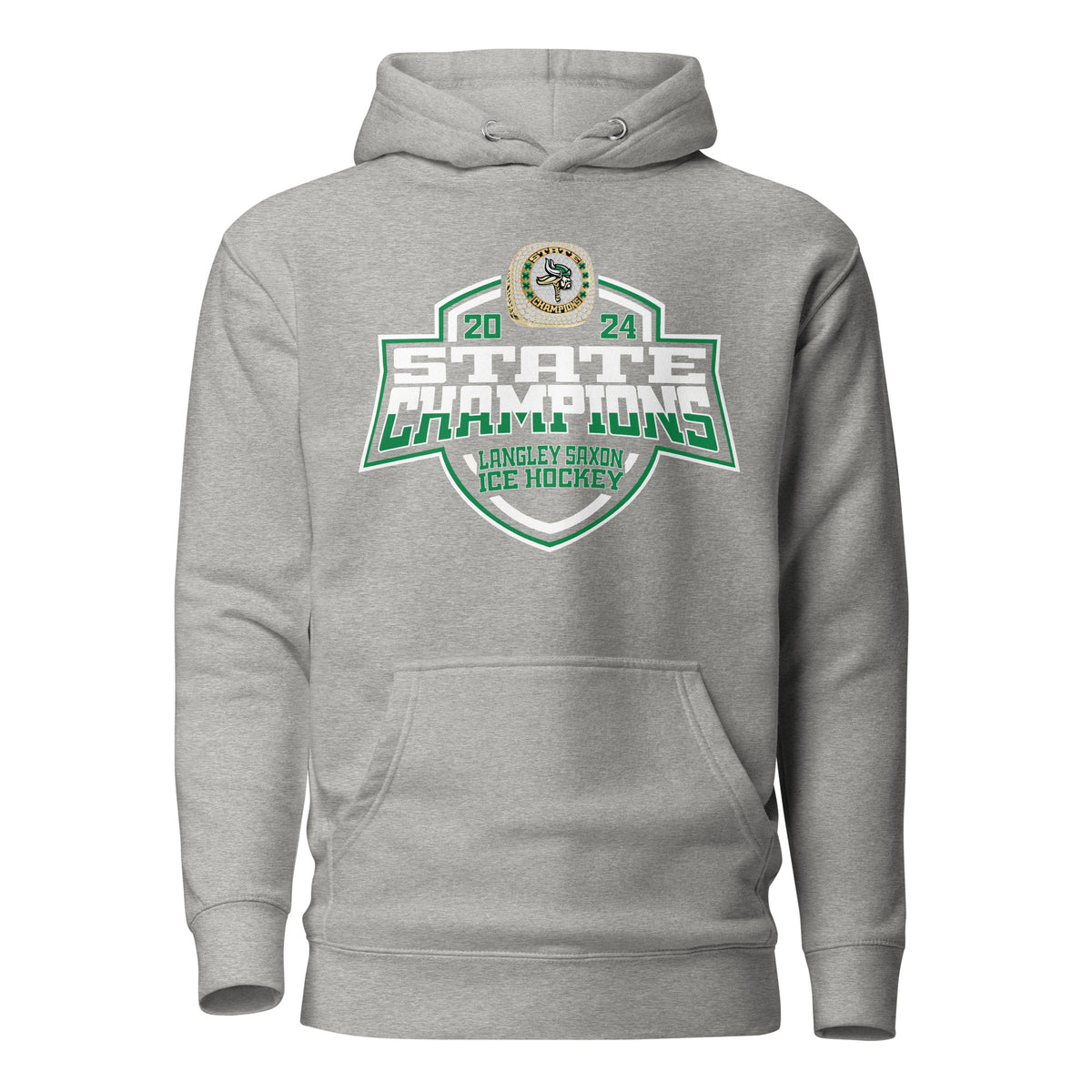 Langley Saxon Ice Hockey -Men's 2024 Unisex Hoodie