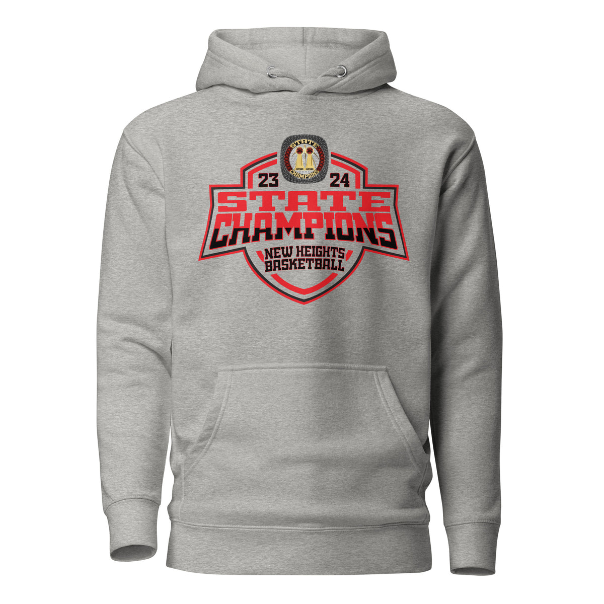 New Heights Charter School Basketball -Men's 2024 Unisex Hoodie