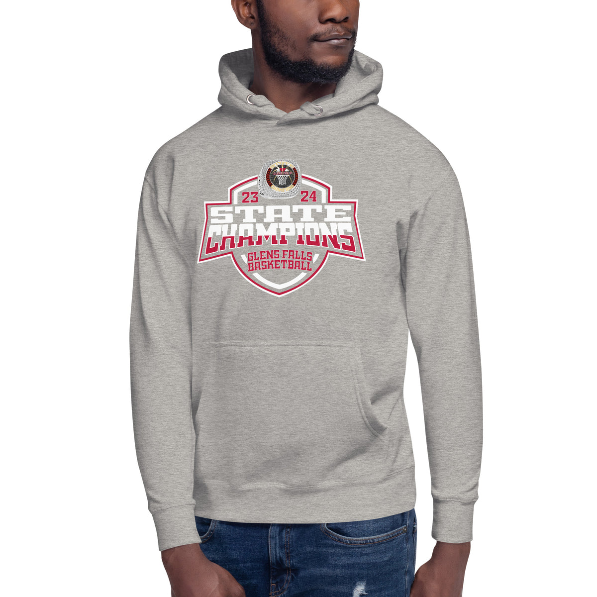 Glens Falls High School Basketball -Men's 2024 Unisex Hoodie