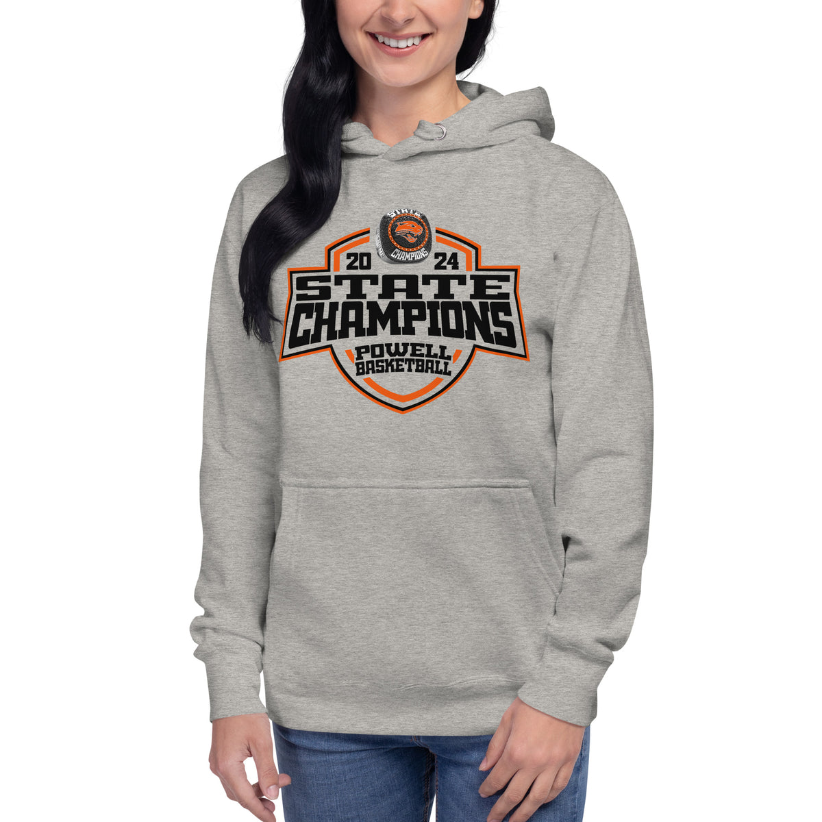 Powell High School Basketball -Men's 2024 Unisex Hoodie