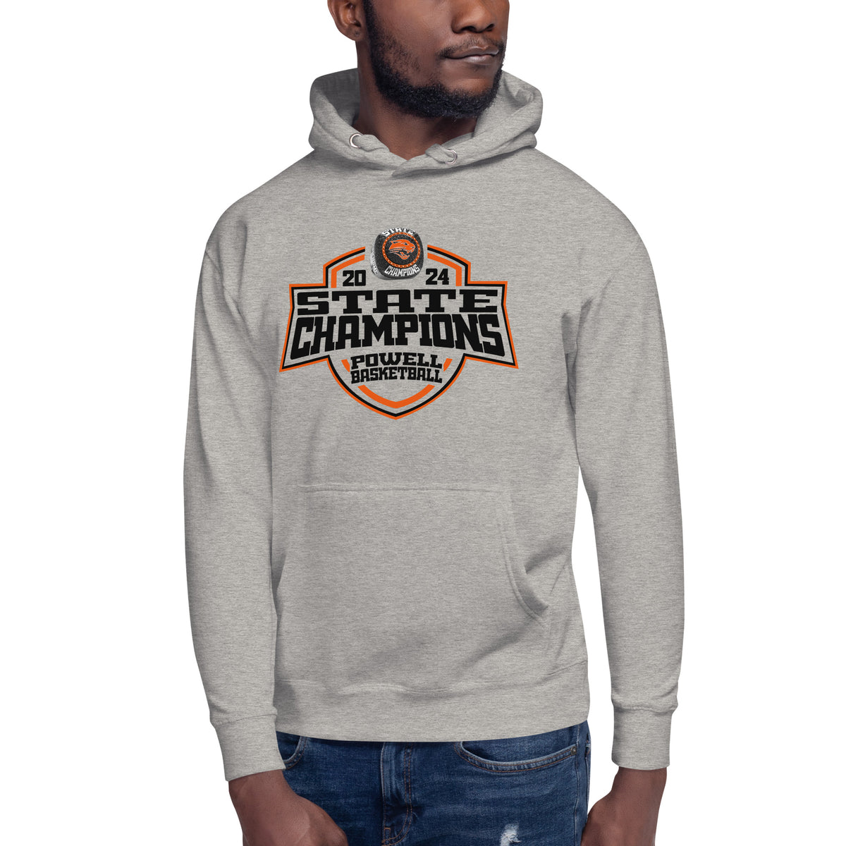 Powell High School Basketball -Men's 2024 Unisex Hoodie