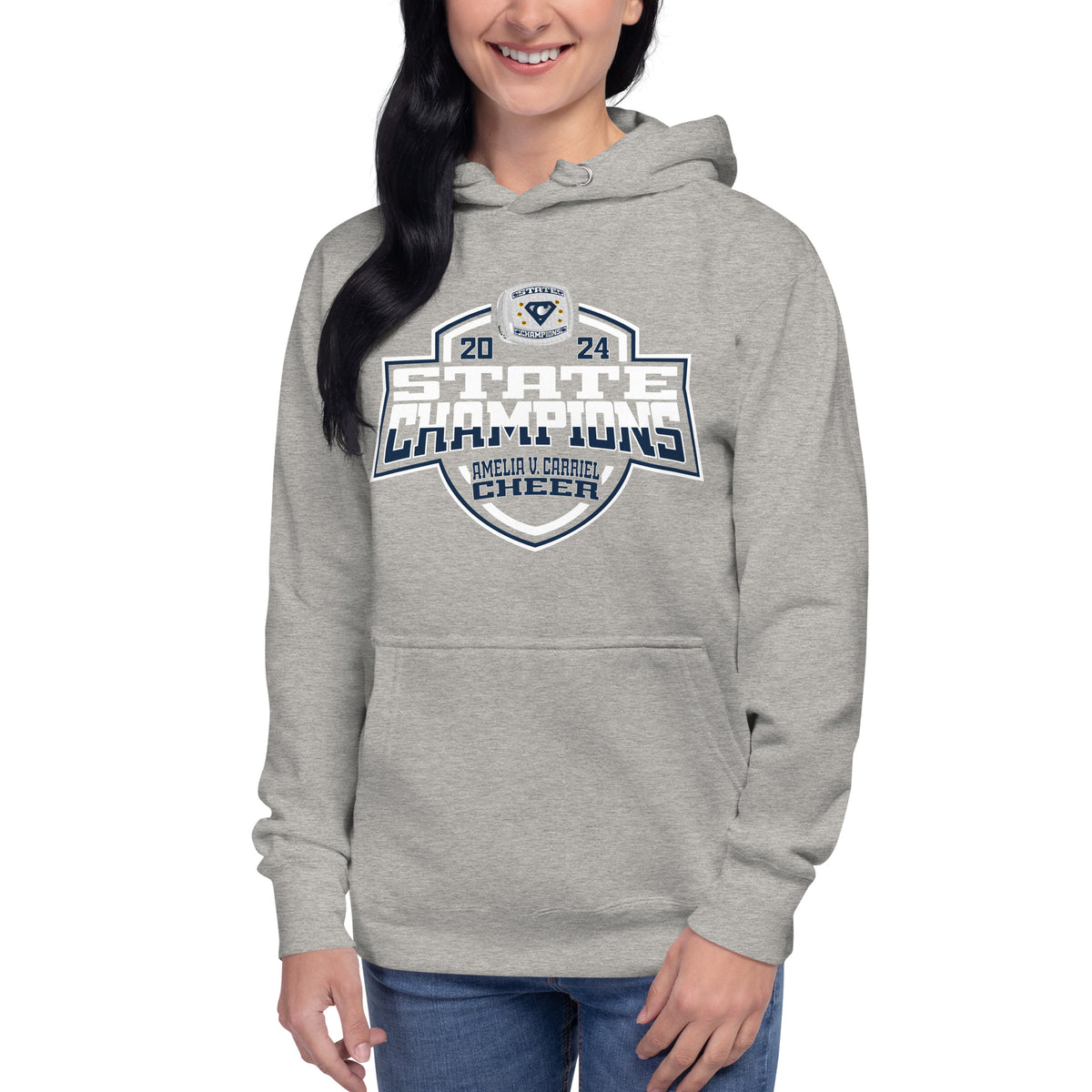 Amelia V. Carriel Junior High Cheer 2024 Unisex Hoodie