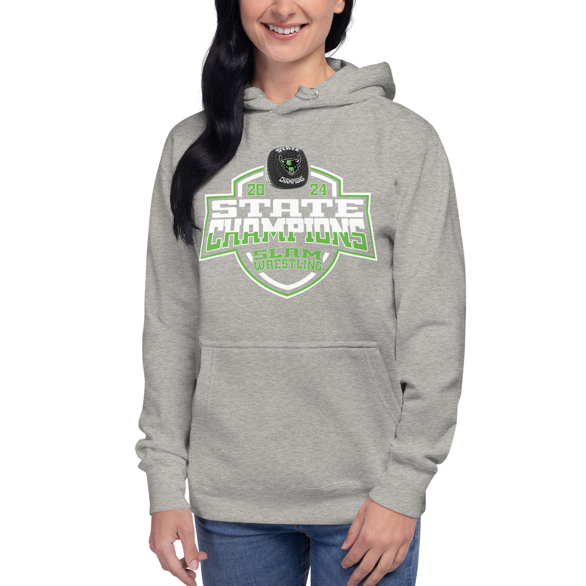 Sports Leadership and Management Academy-SLAM High School Nevada Wrestling - Women's 2024 Unisex Hoodie
