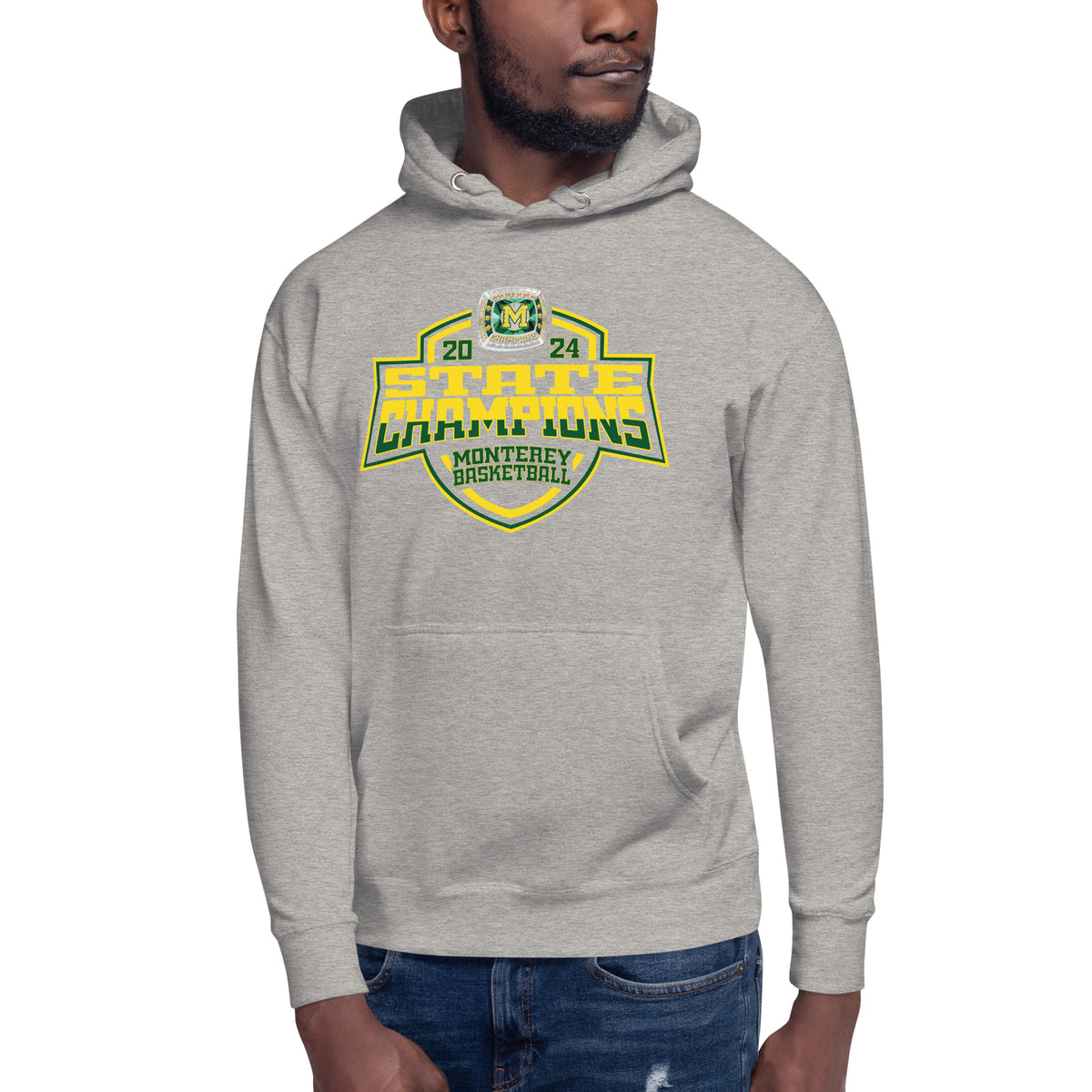 Monterey High School Basketball -Men's 2024 Unisex Hoodie
