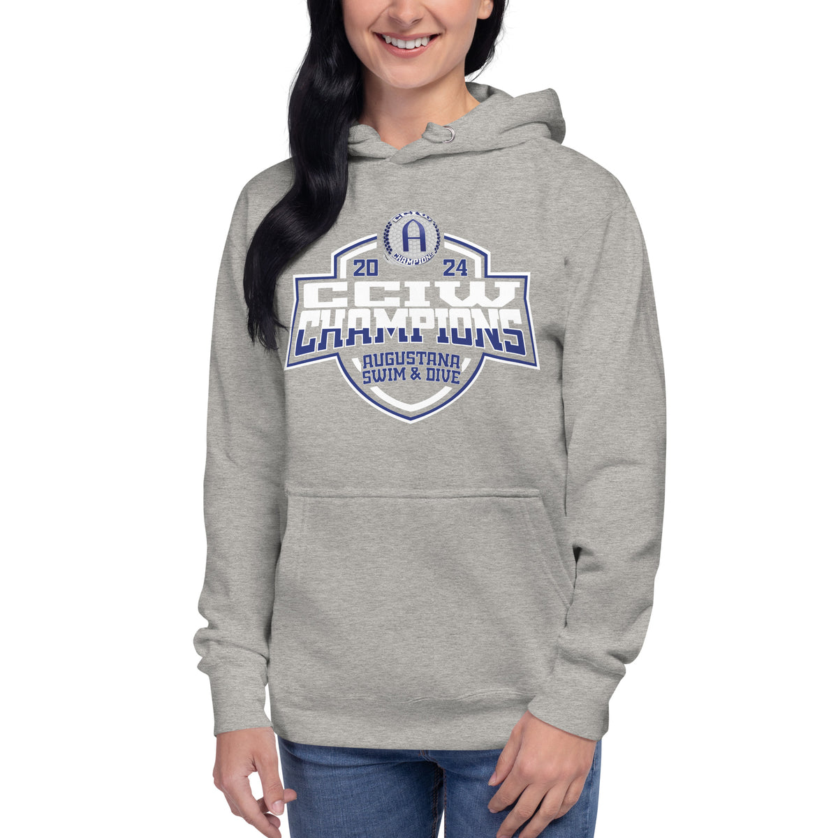 Augustana College Swimming &amp; Diving 2024 Unisex Hoodie