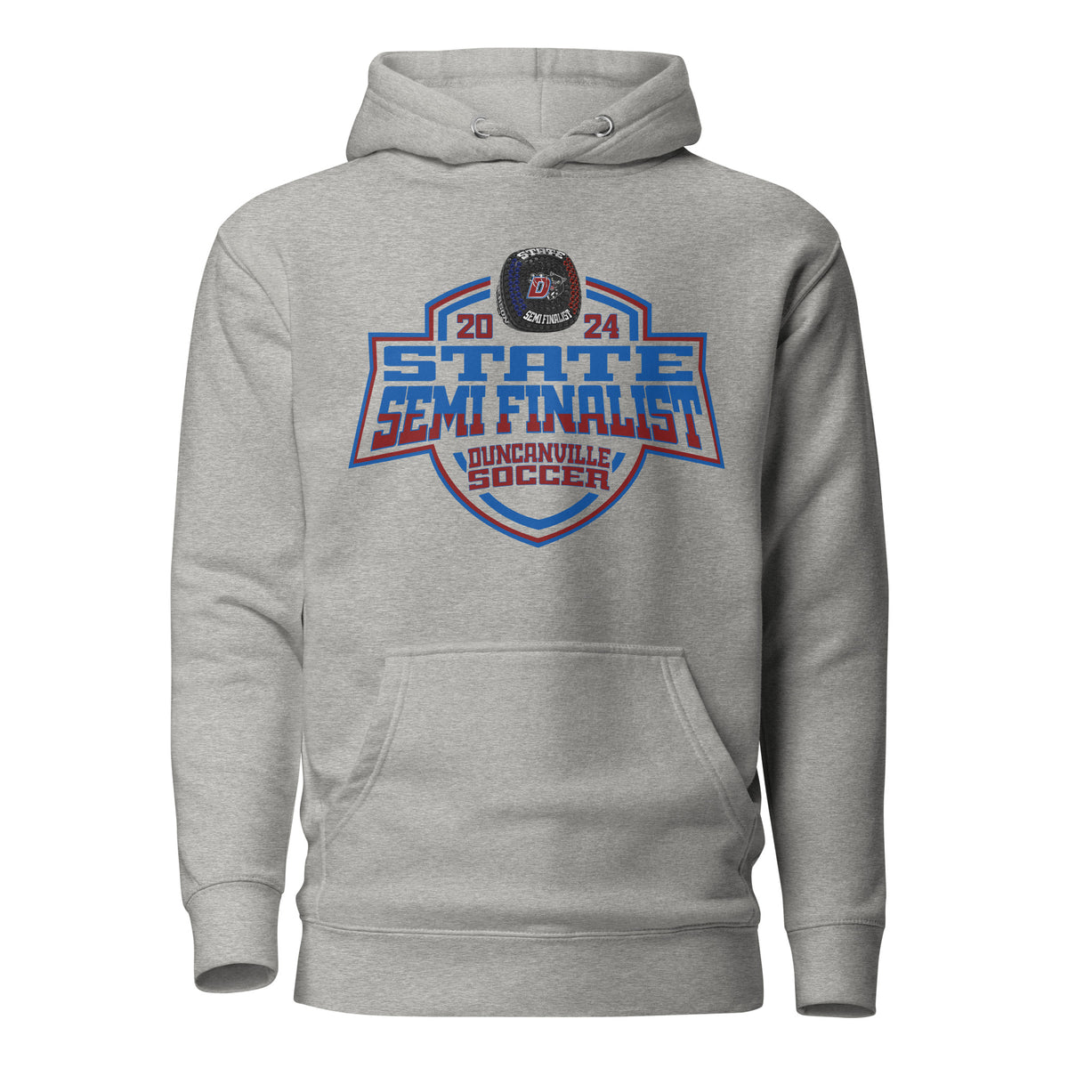 Duncanville High School Soccer -Men's 2024 Unisex Hoodie