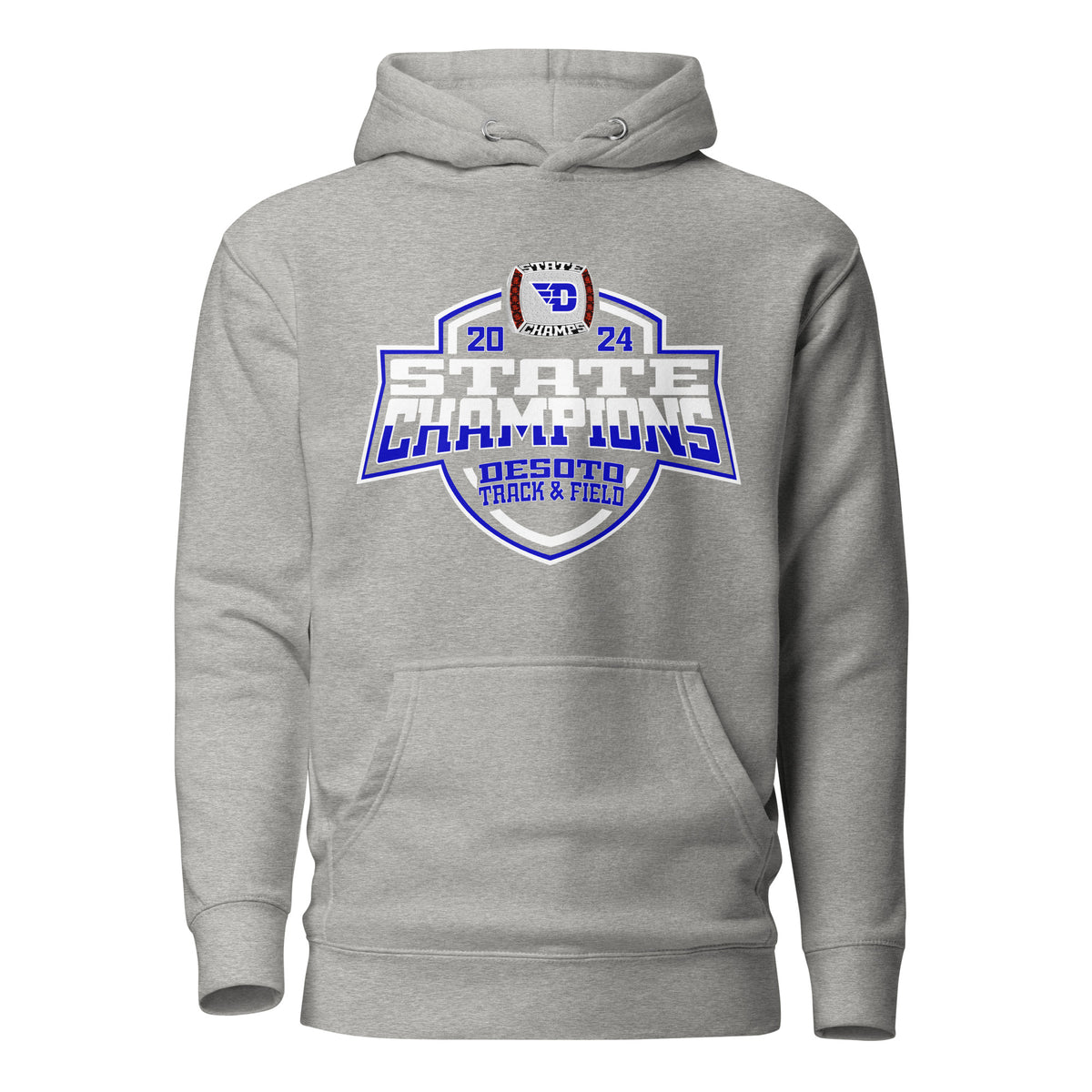 Desoto High School Track &amp; Field -Coed 2024 Unisex Hoodie