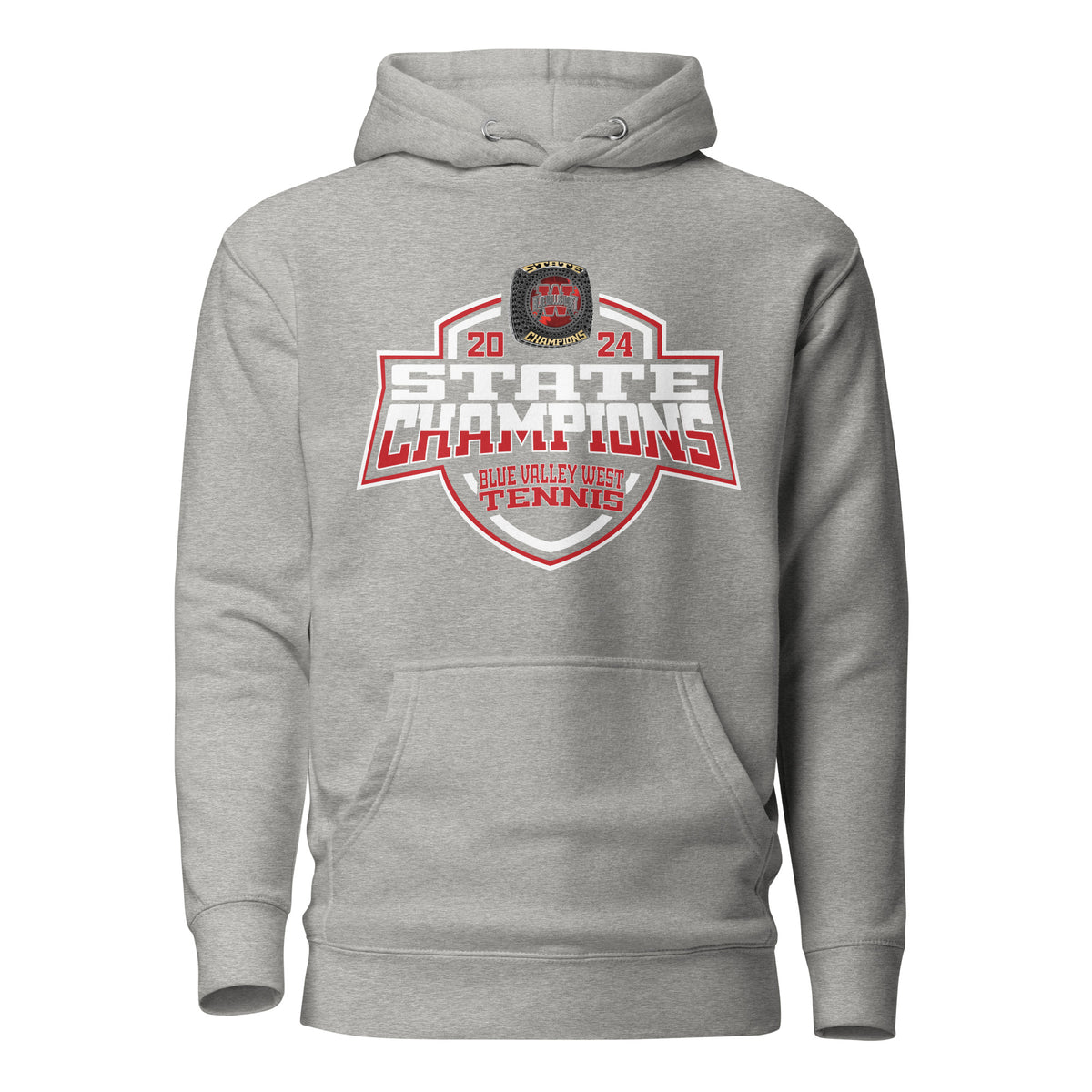 Blue Valley West High School Tennis -Men's 2024 Unisex Hoodie
