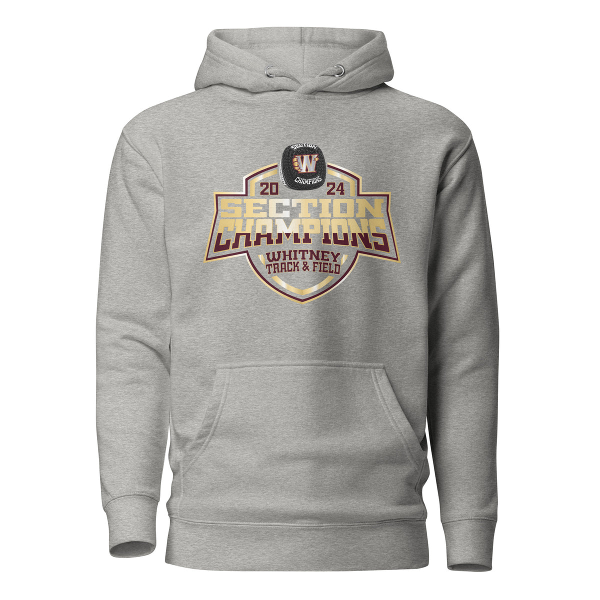 Whitney High School Track &amp; Field -Coed 2024 Unisex Hoodie