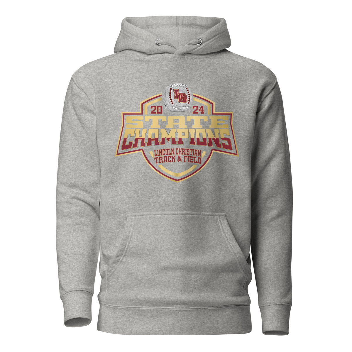 Lincoln Christian High School Track &amp; Field -Women's 2024 Unisex Hoodie