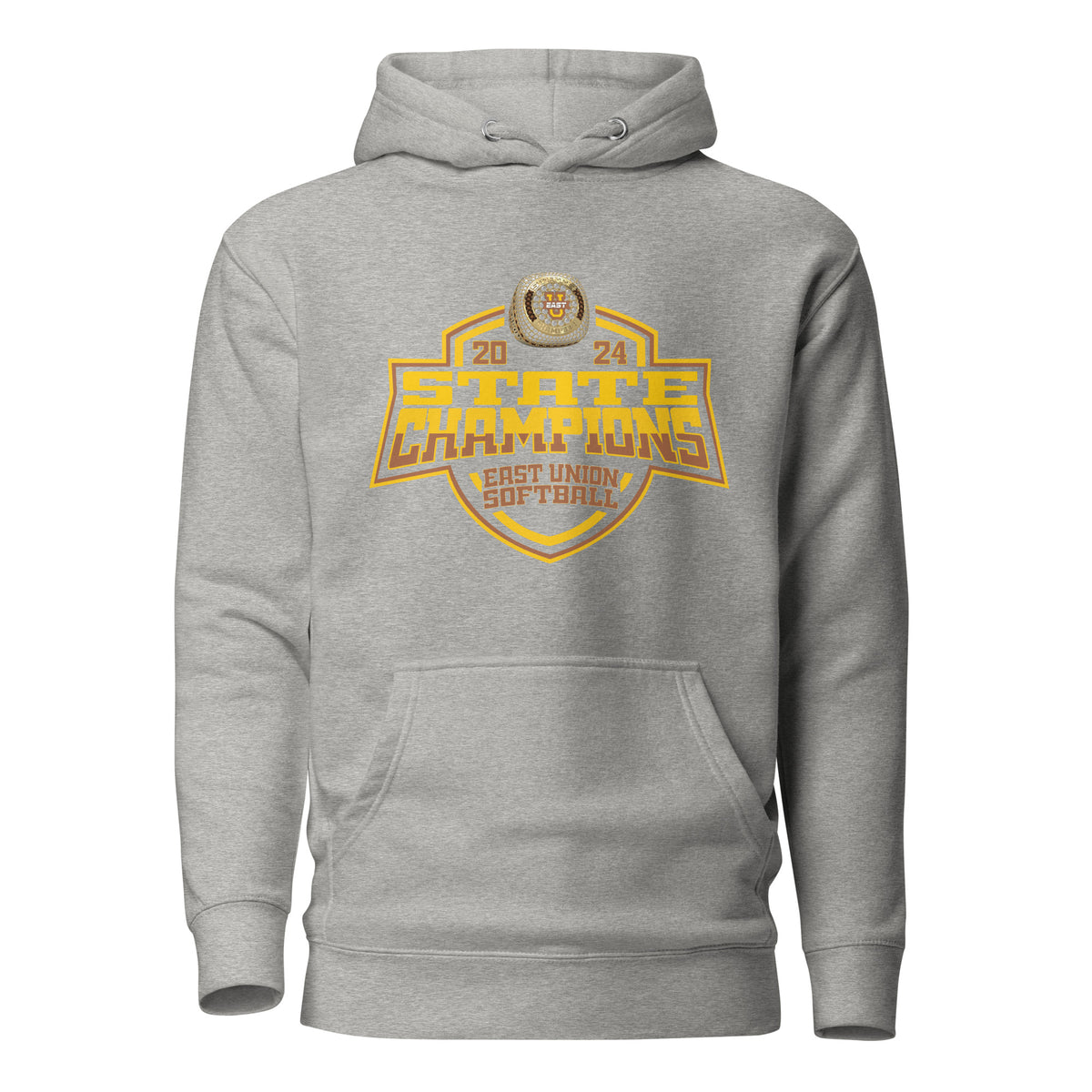 East Union Attendance Center (High School) Softball - Women's 2024 Unisex Hoodie