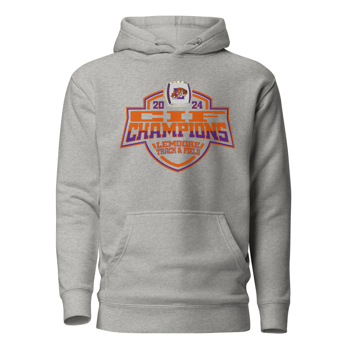 Lemoore Union High School Track &amp; Field -Coed 2024 Unisex Hoodie