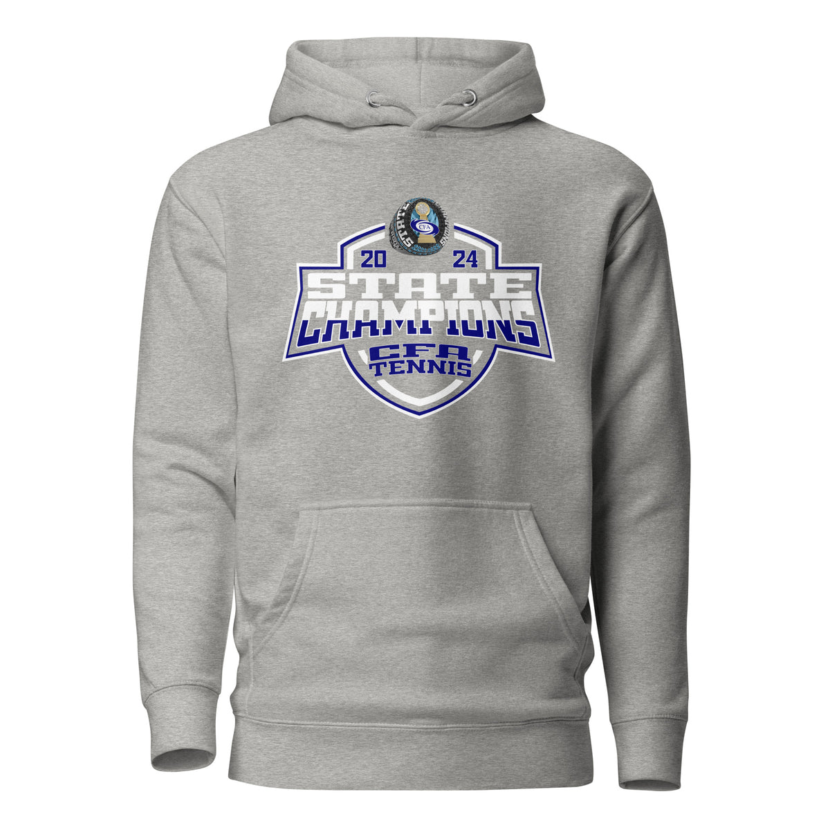 Cape Fear Academy Tennis -Men's 2024 Unisex Hoodie