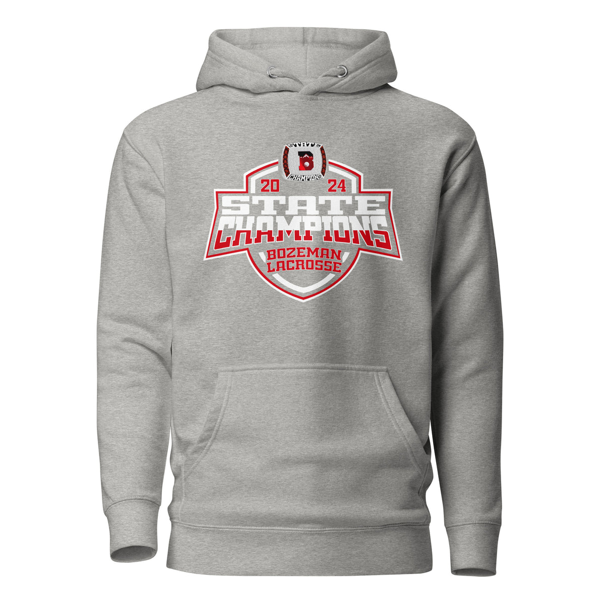 Bozeman High School Lacrosse Lacrosse -Men's 2024 Unisex Hoodie
