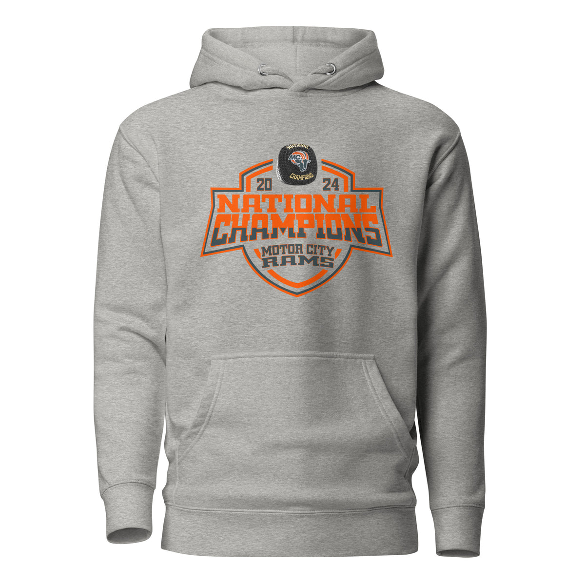 Motor City Rams Football 2024 Unisex Hoodie
