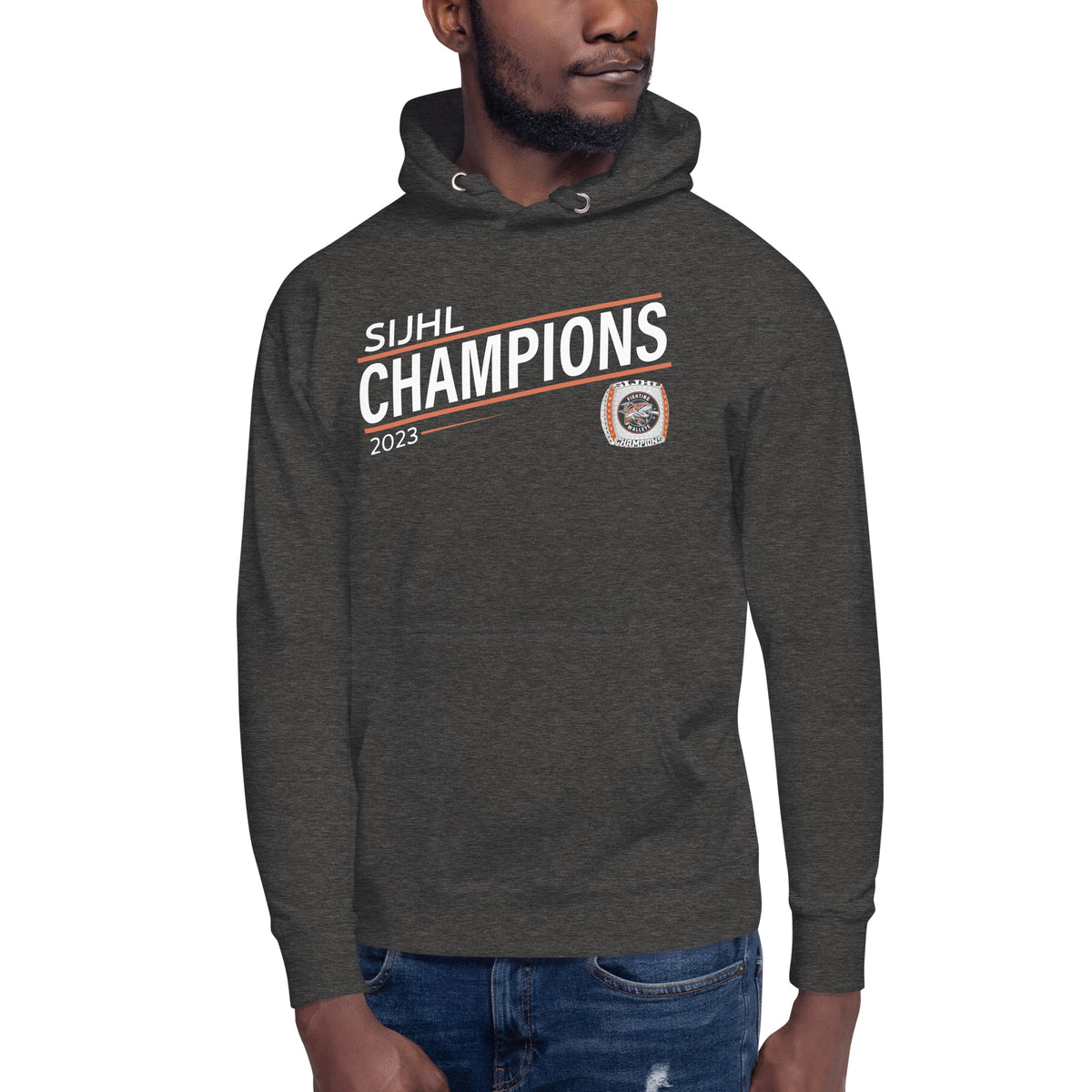 Kam River Fighting Walleye Hockey -Men's 2023 Unisex Hoodie