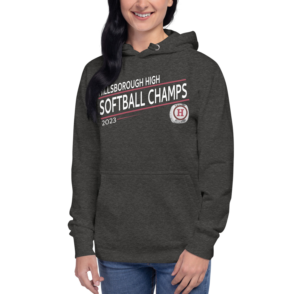 Hillsborough High School Softball 2023 Unisex Hoodie