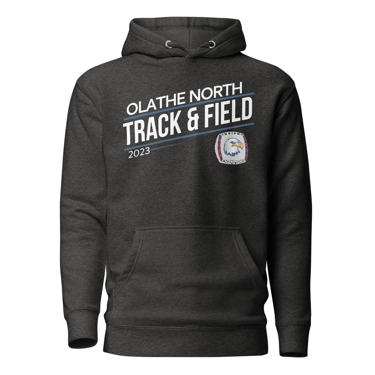 Olathe North High School Track &amp; Field -Men's 2023 Unisex Hoodie