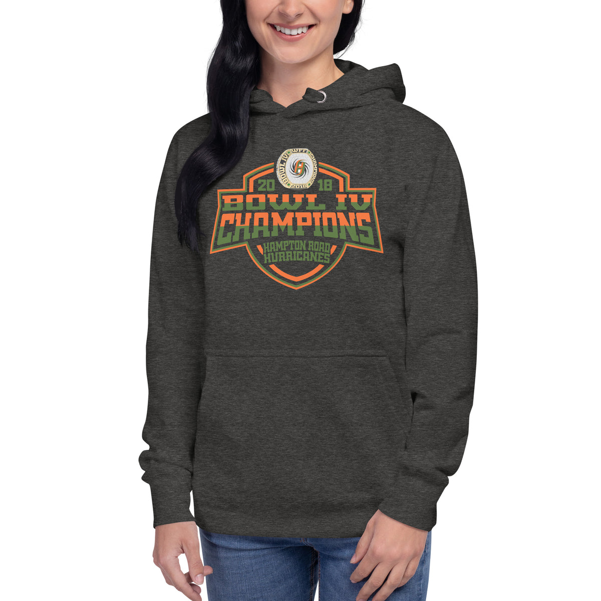 Hampton Road Hurricanes Football 2018 Unisex Hoodie