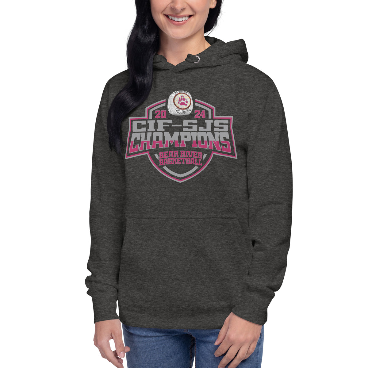 Bear River High School Basketball -Women's 2024 Unisex Hoodie