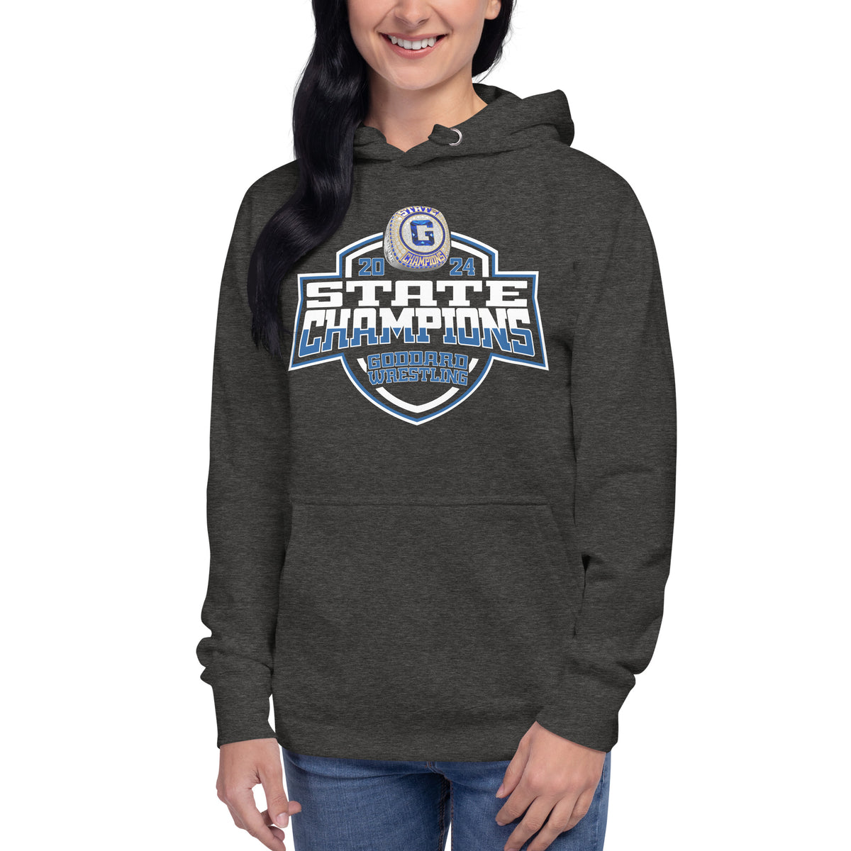 Goddard High School Wrestling 2024 Unisex Hoodie