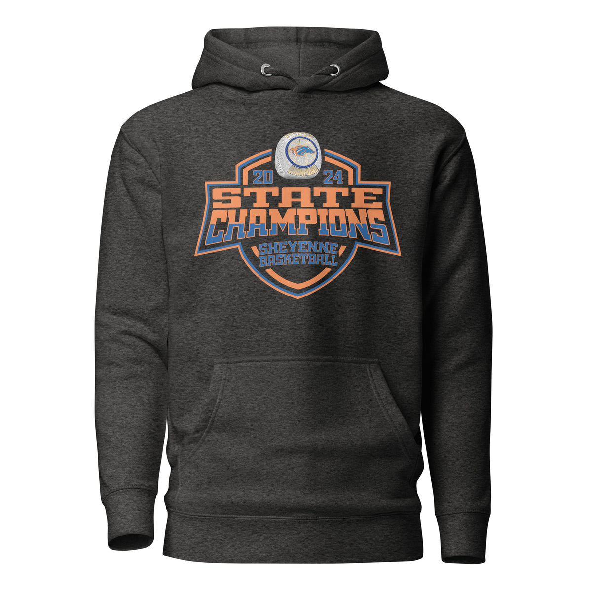 Sheyenne High School Basketball -Men's 2024 Unisex Hoodie