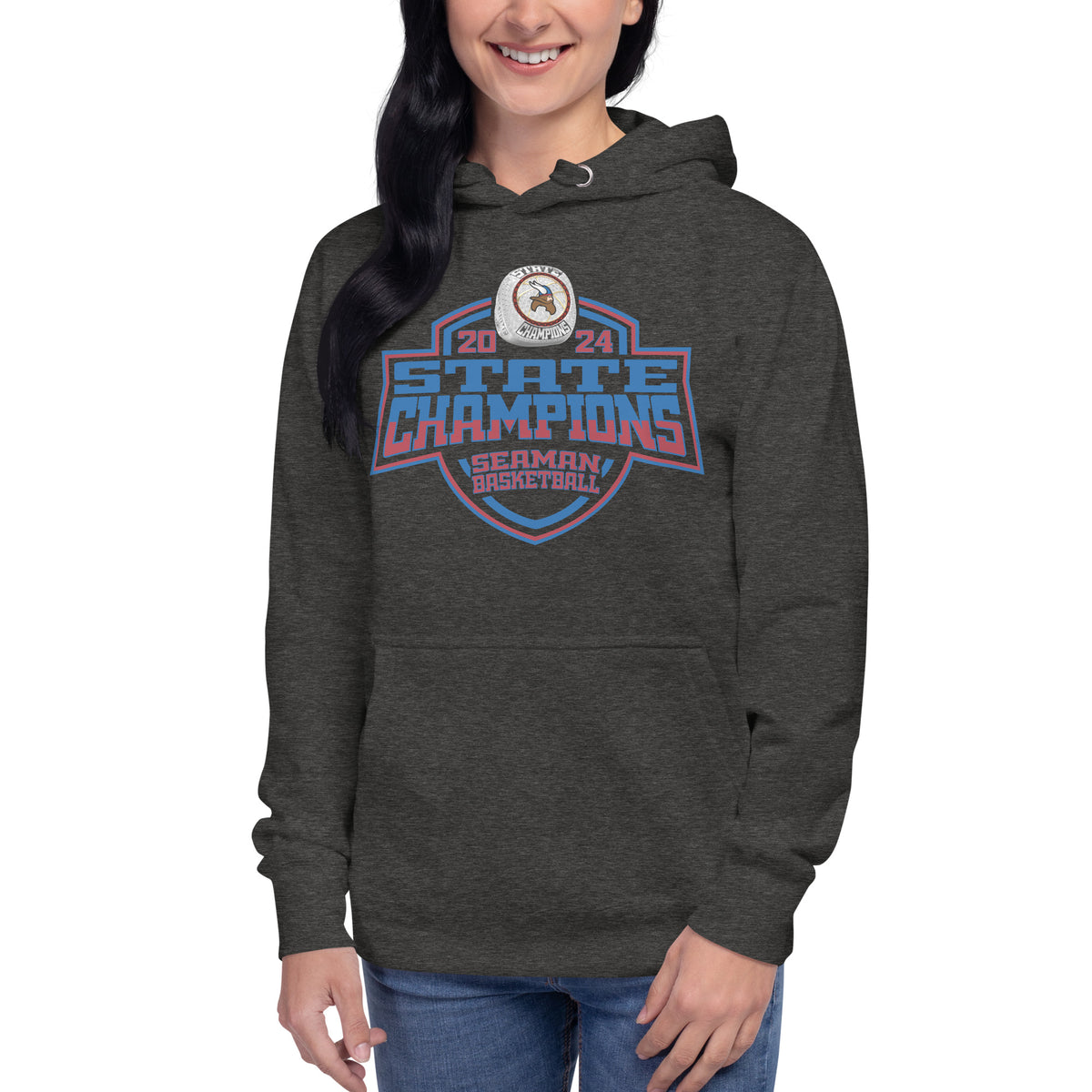 Seaman High School Basketball -Women's 2024 Unisex Hoodie