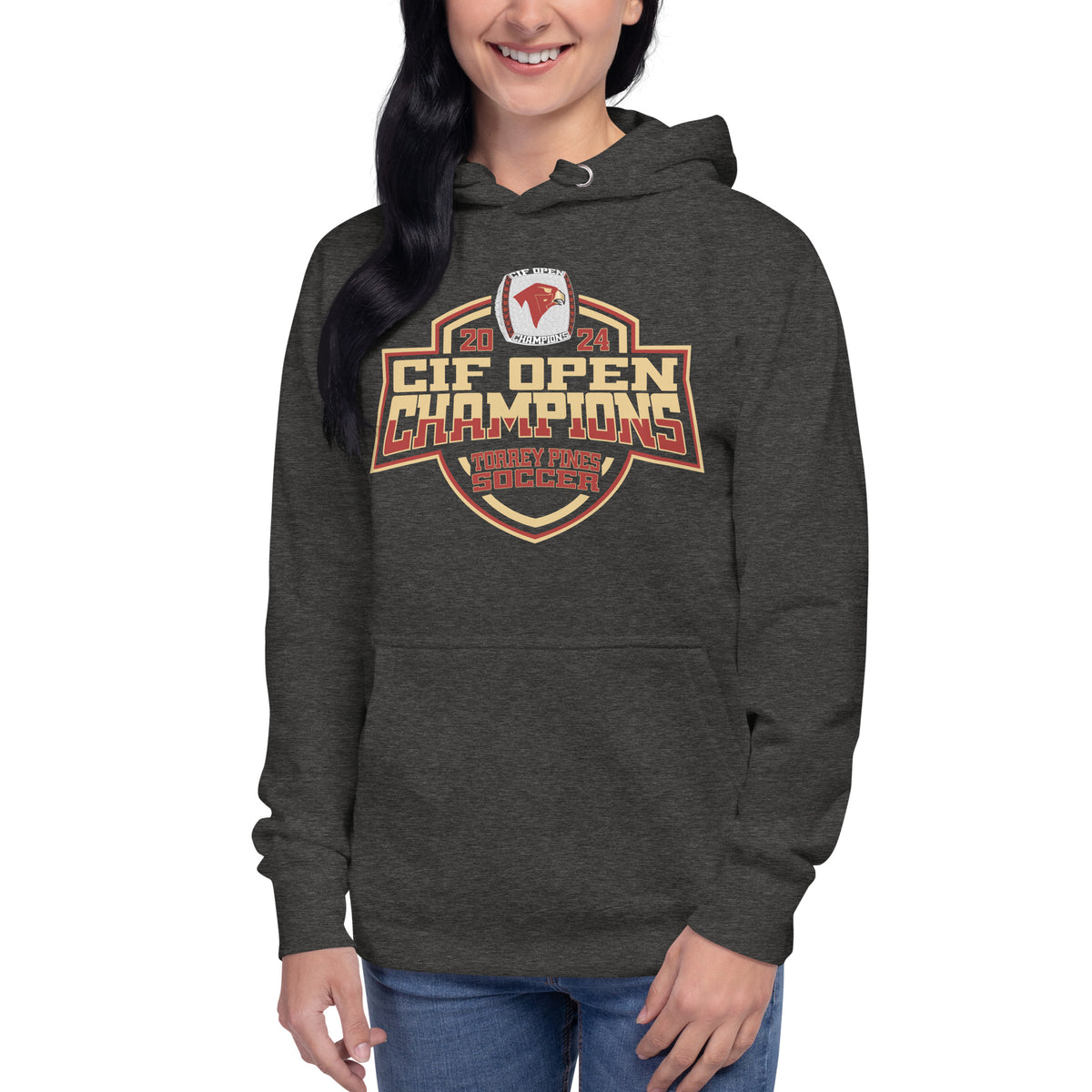 Torrey Pines High School Soccer -Women's 2024 Unisex Hoodie